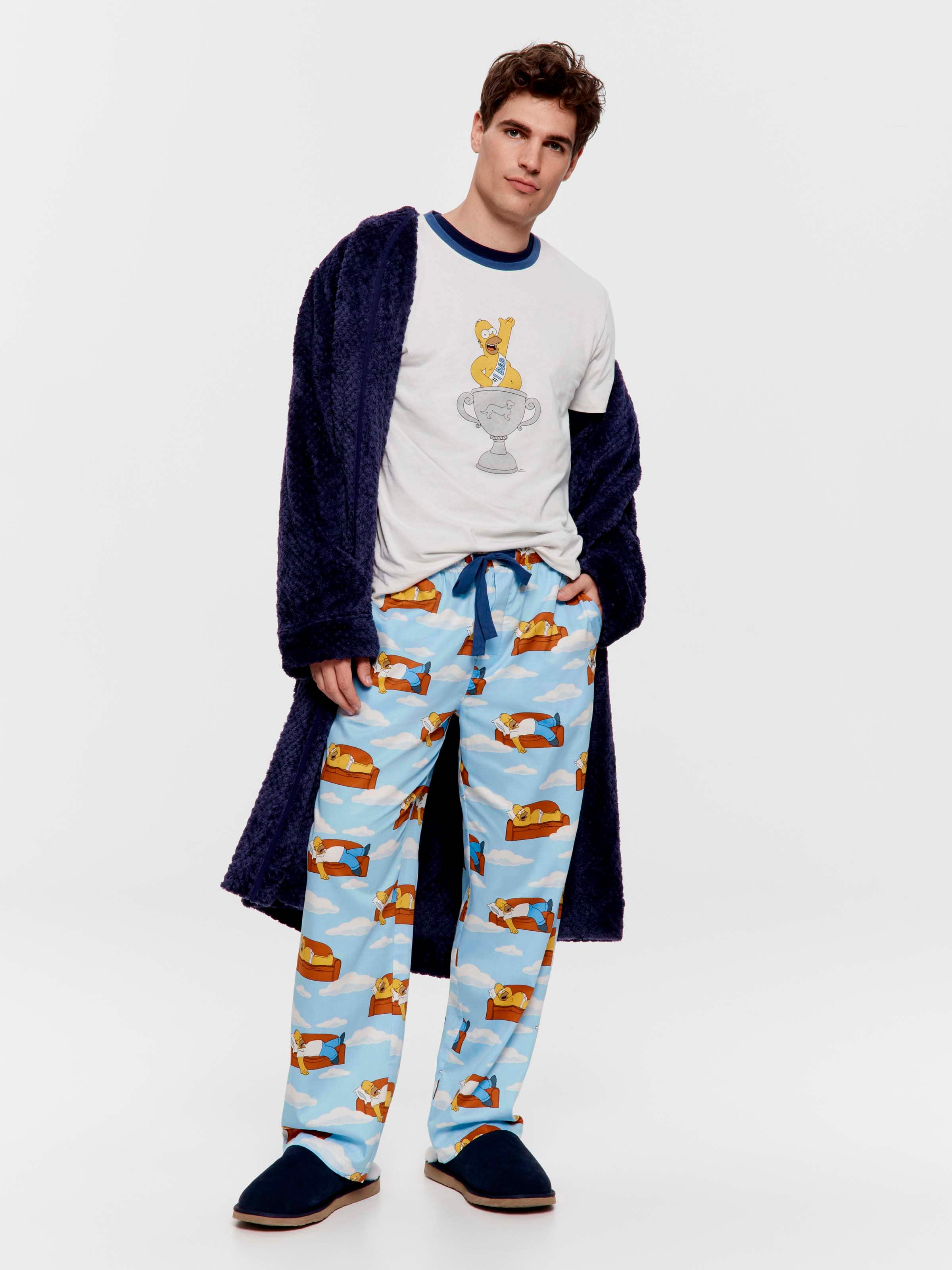 The Simpsons Cloud 100% Cotton Classic Pj Pant