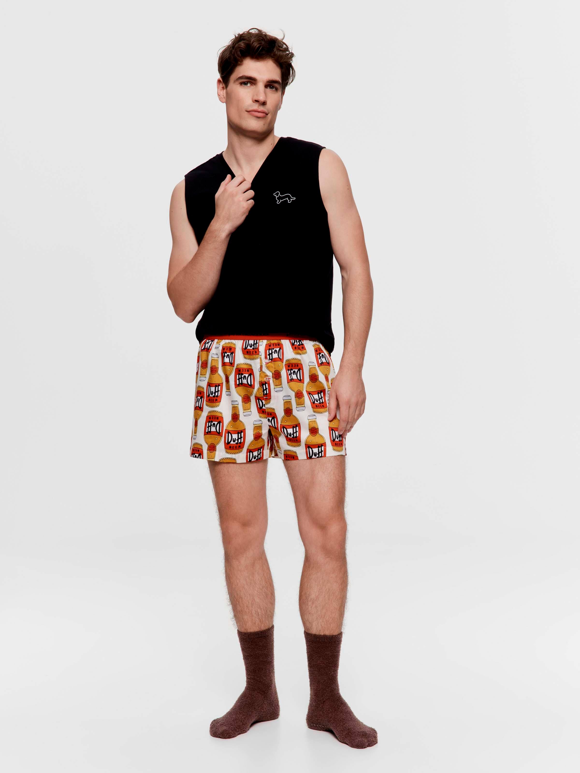 The Simpsons Duff Beer 100% Cotton Boxer Short