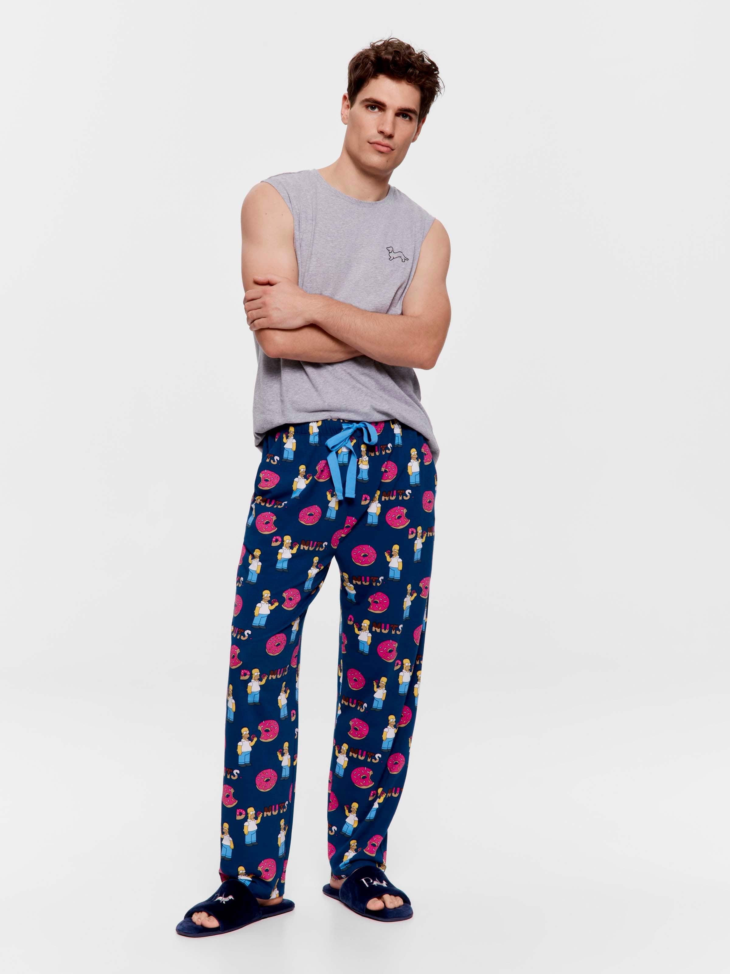 The Simpsons Donuts Classic Pj Pant