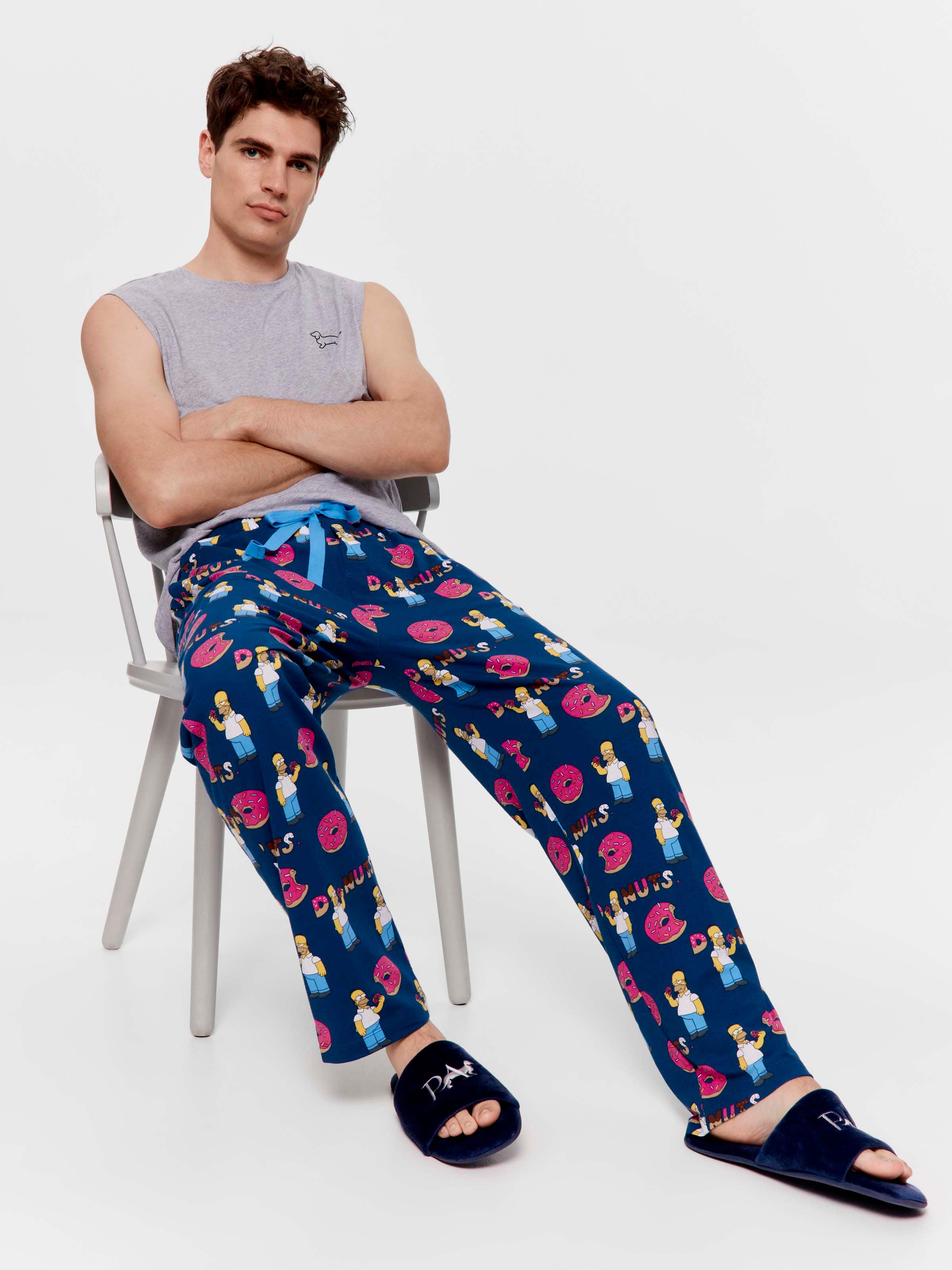 The Simpsons Donuts Classic Pj Pant
