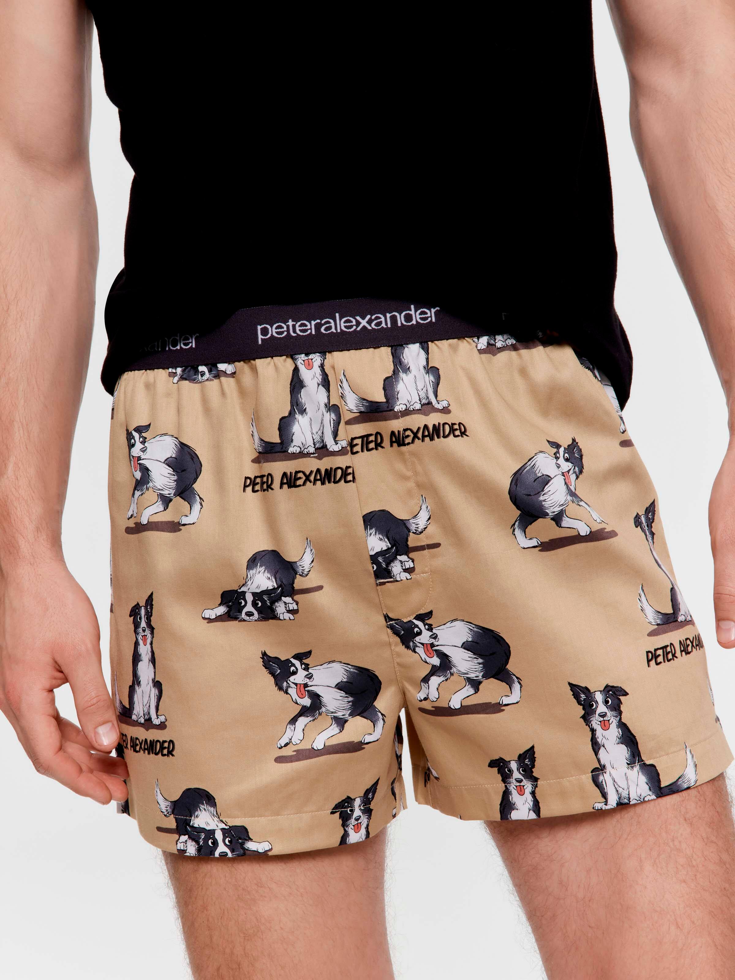 Border Collie 100% Cotton Boxer