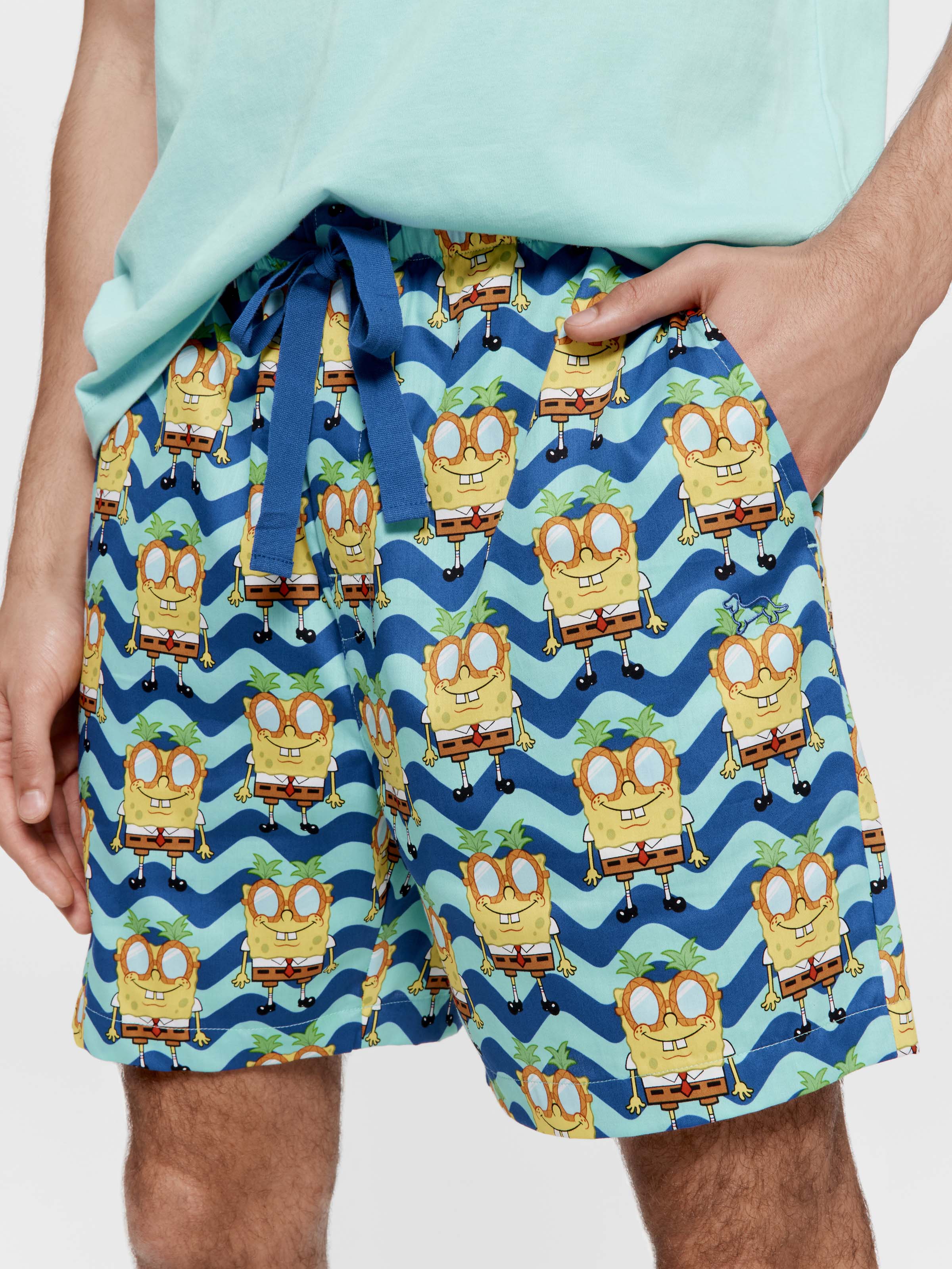 Spongebob Pineapple 100% Cotton Mid Short
