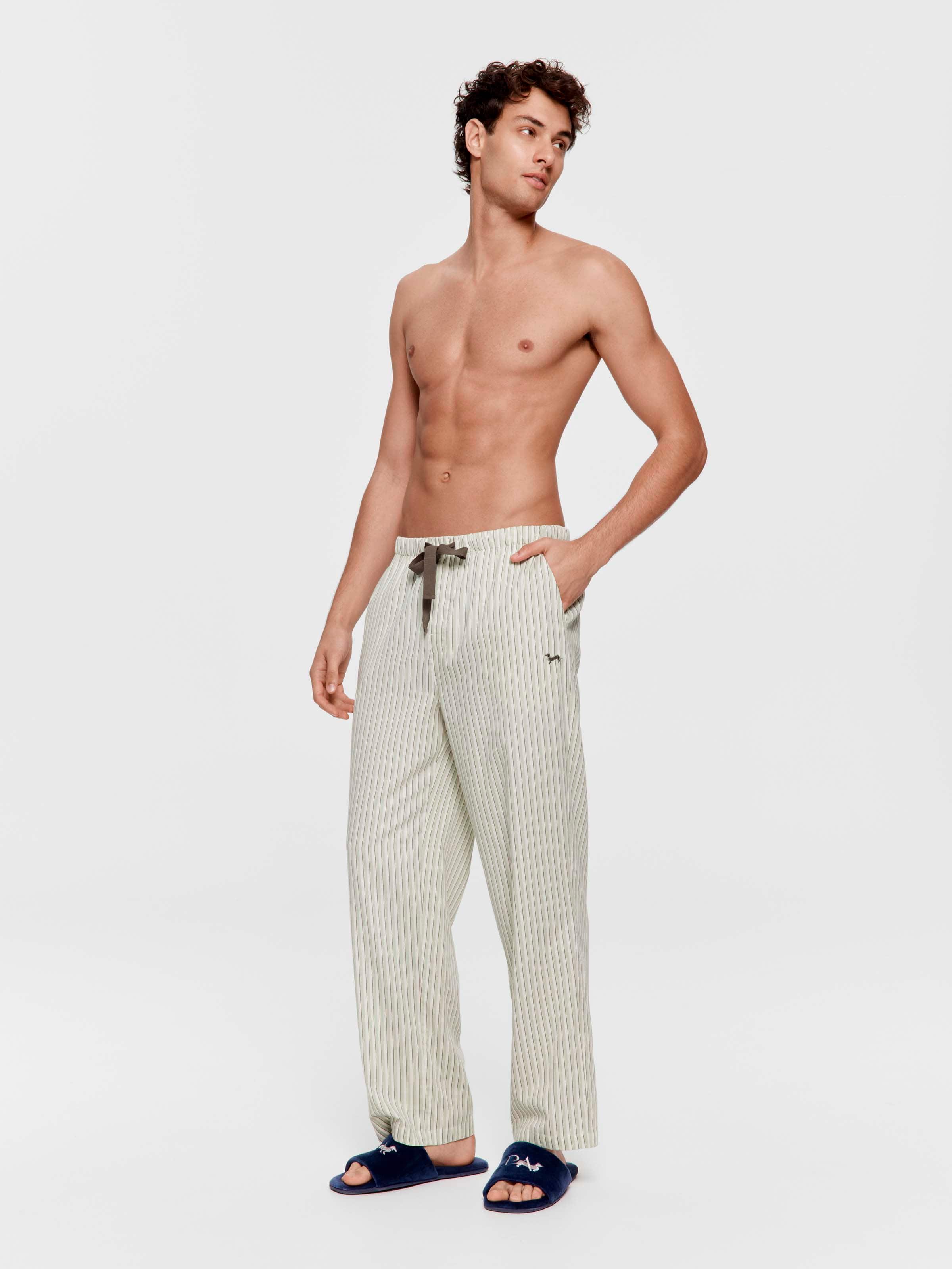 Stripe 100% Cotton Classic Pj Pant