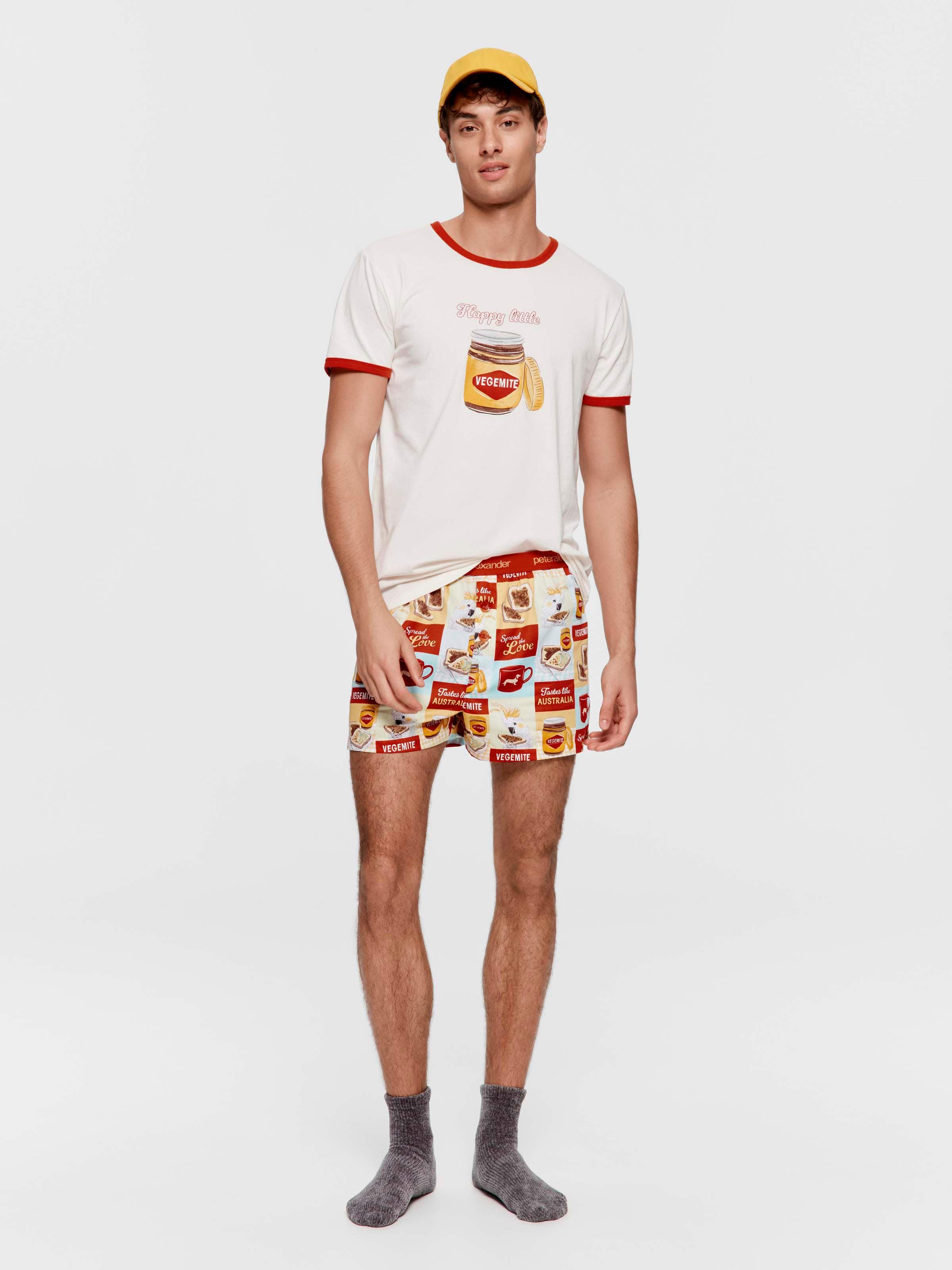 Vegemite 100% Cotton Boxer Short