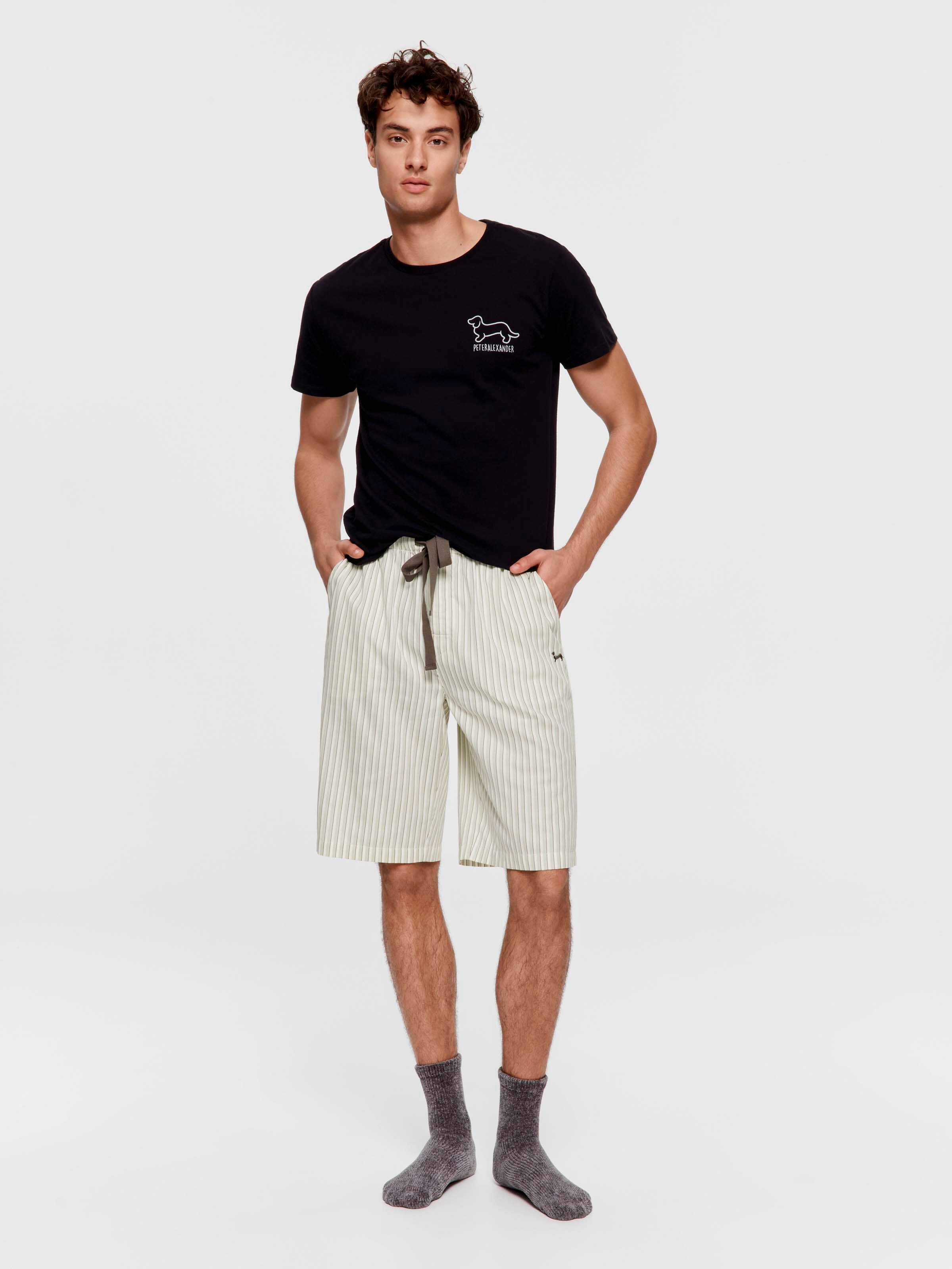 Stripe 100% Cotton Sleep Short