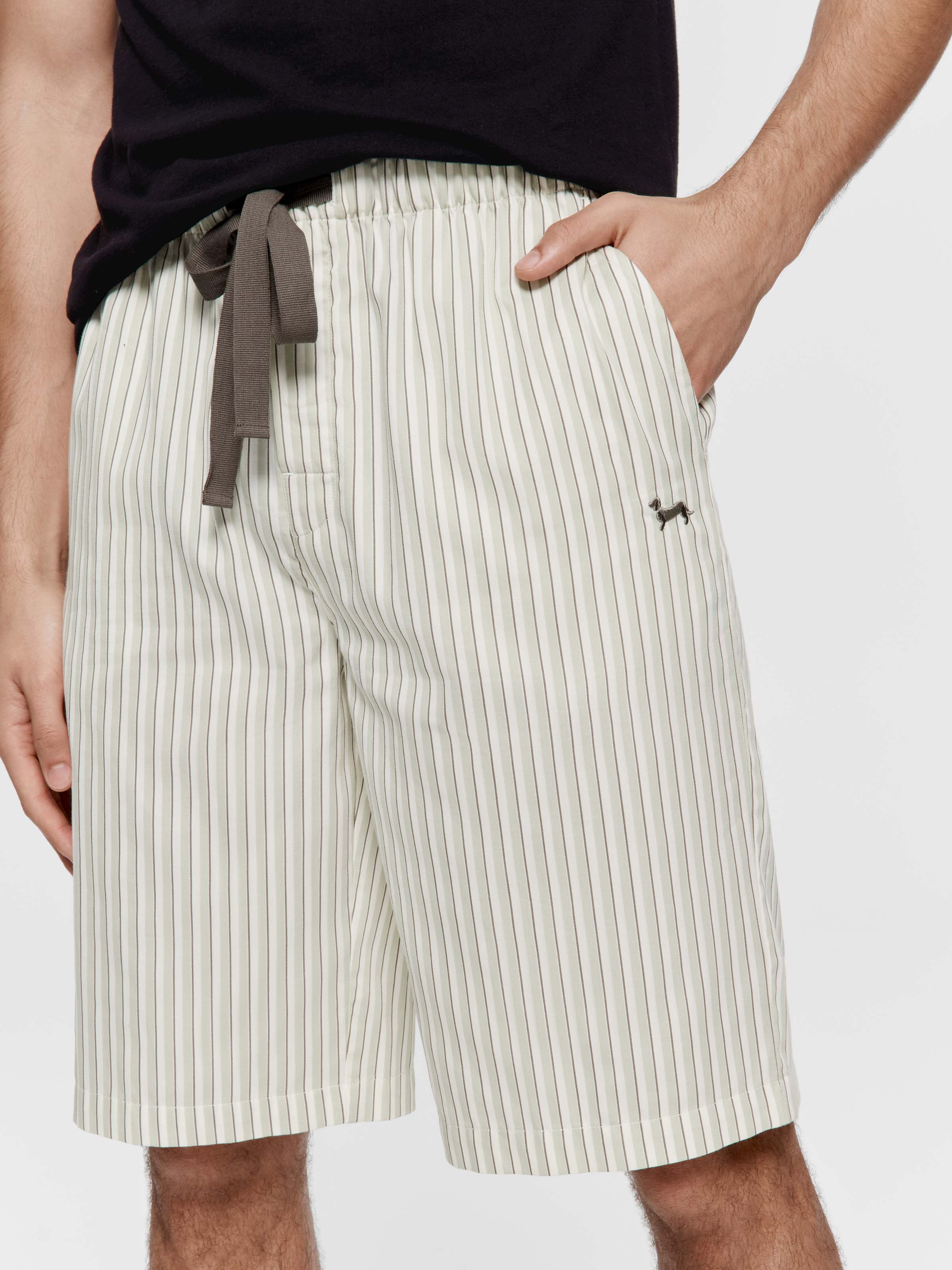 Stripe 100% Cotton Sleep Short