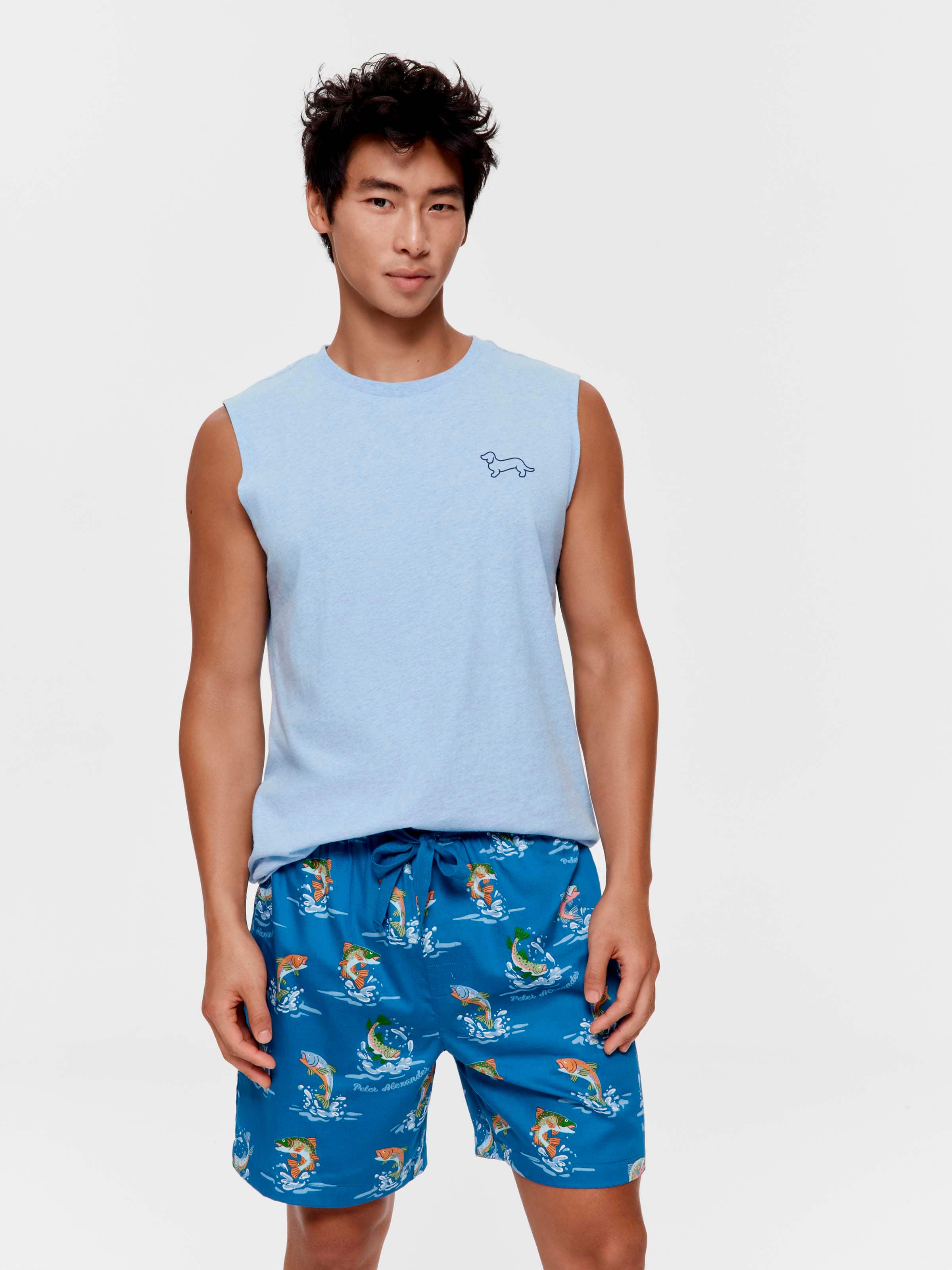 Off The Hook Fishing 100% Cotton Mid Short