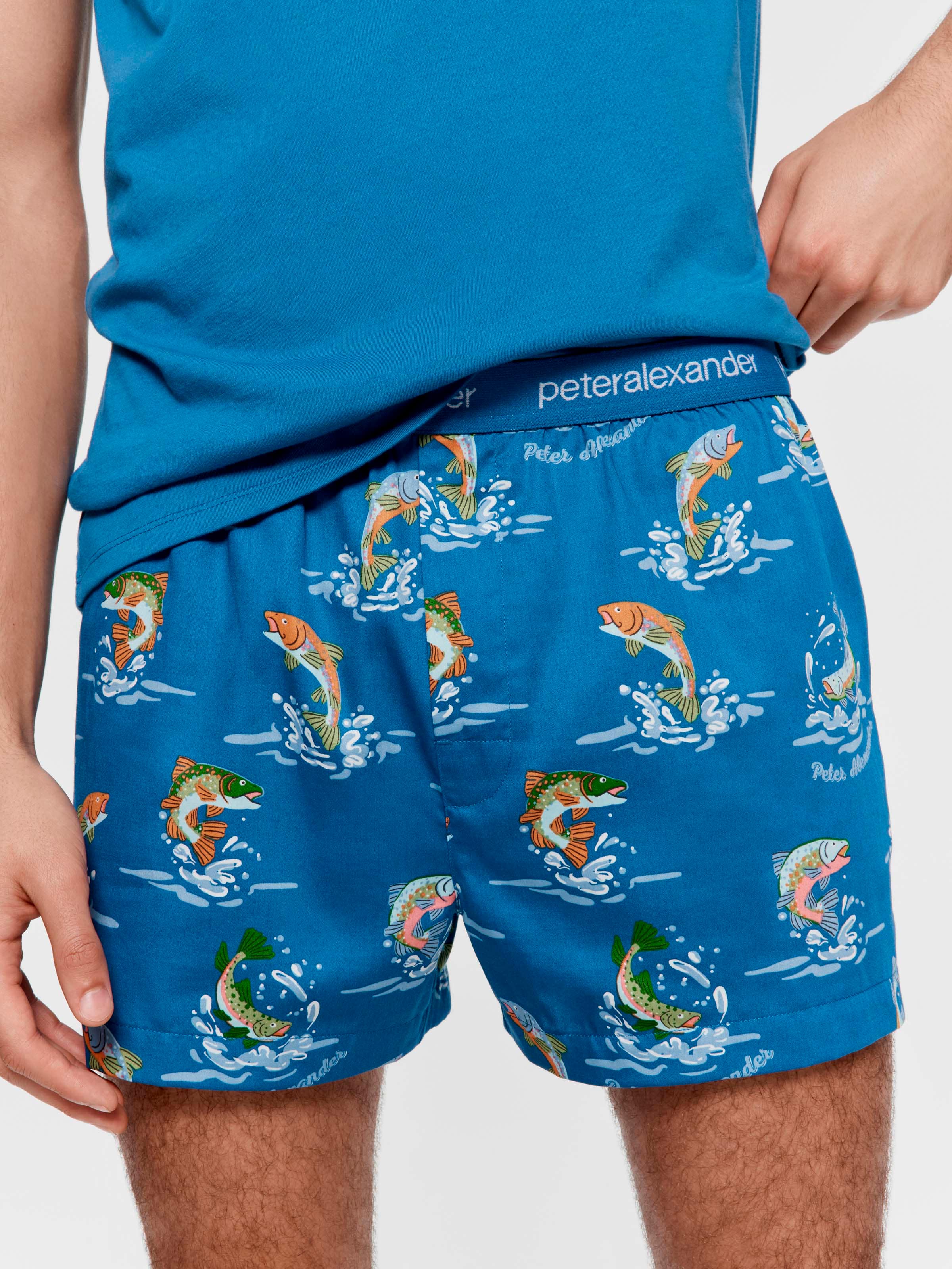 Off The Hook Fishing 100% Cotton Boxer Short