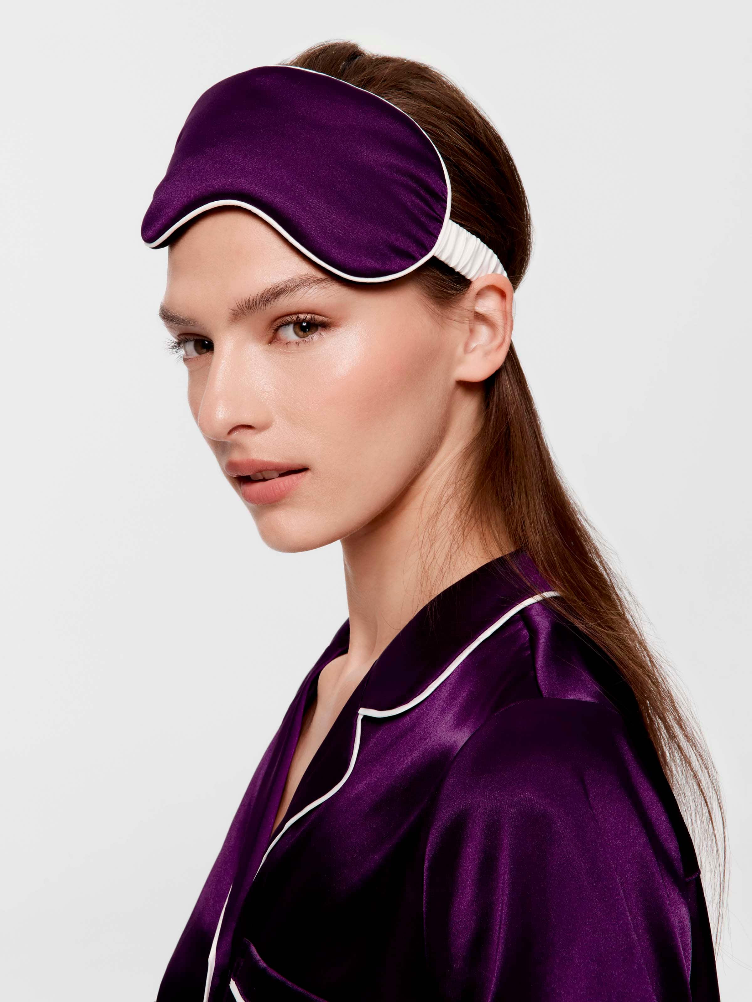 Blackberry Satin Eye Mask