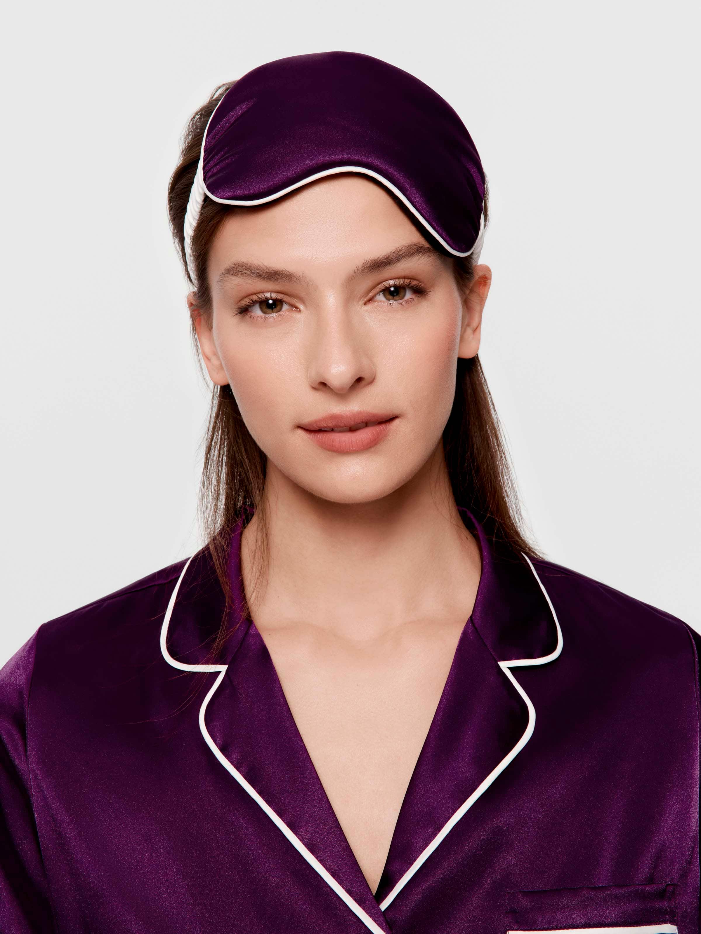 Blackberry Satin Eye Mask