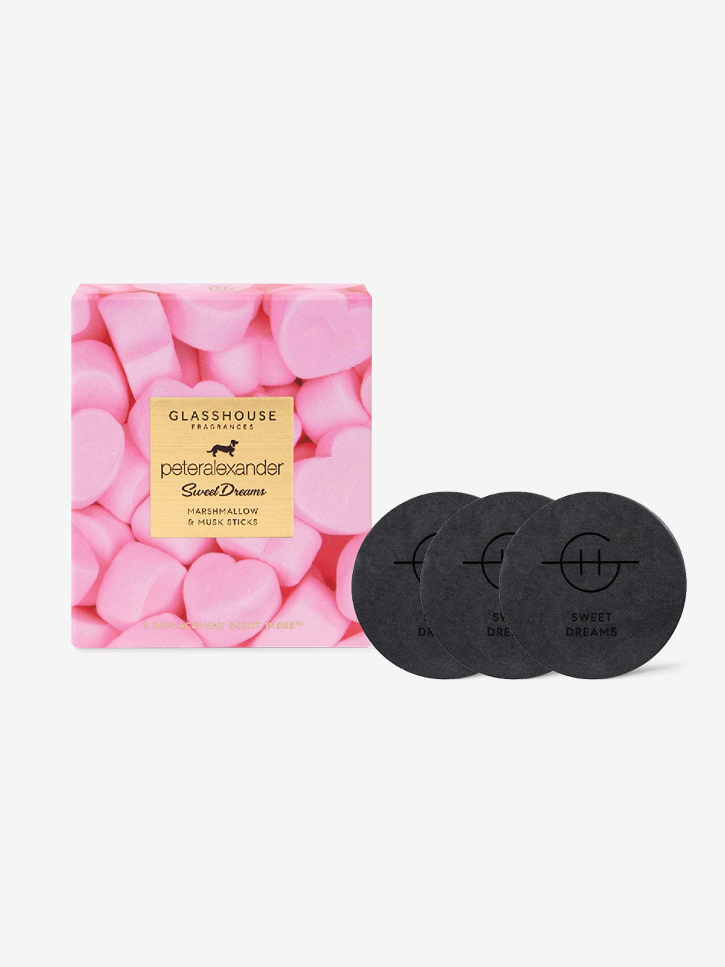 Glasshouse Sweet Dreams Car Diffuser Refill 3 Pack