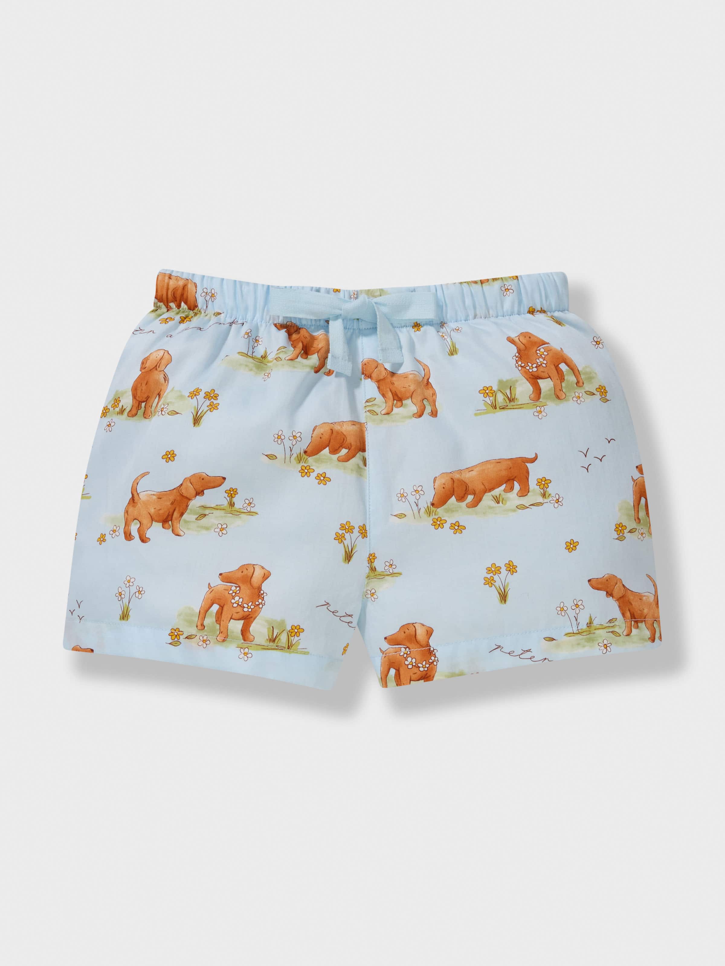 Girls Penny 100% Cotton Classic Shortie Pj Set