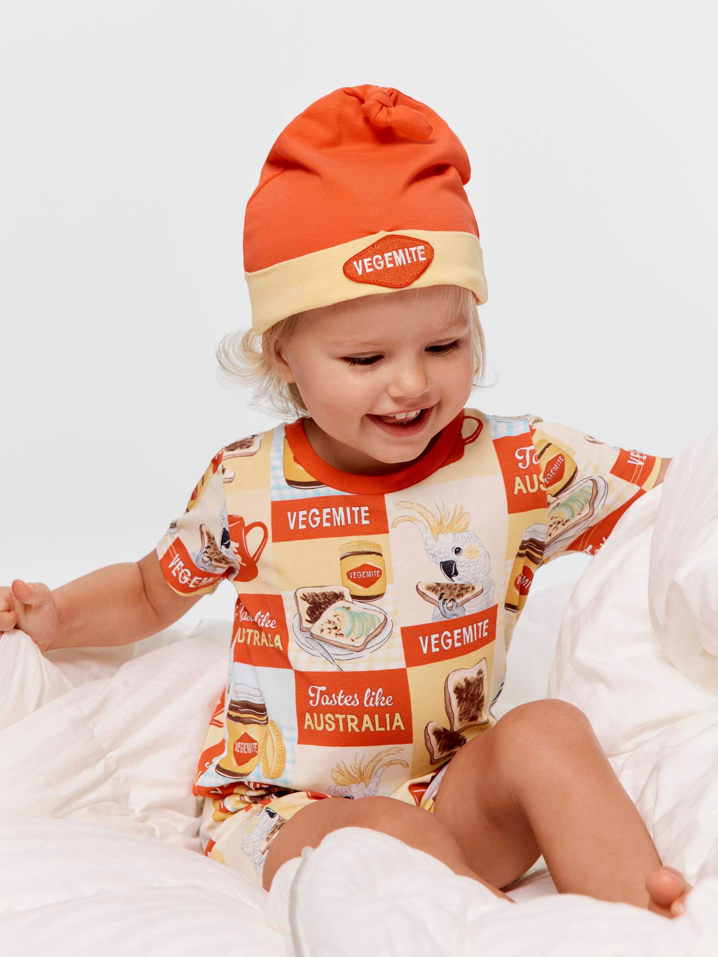 Baby Vegemite Romper & Beanie Set