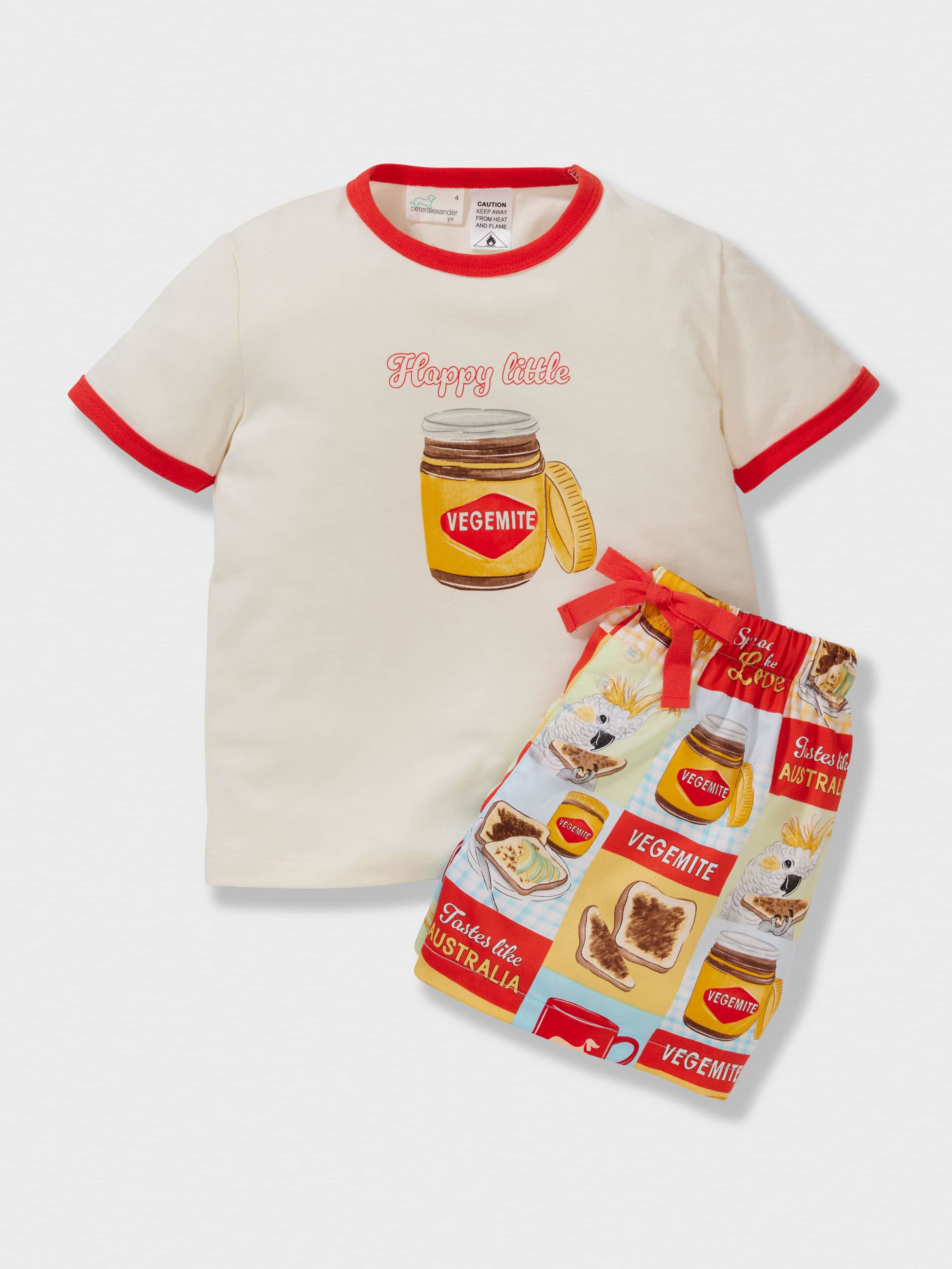 Boys Vegemite 100% Cotton Short Pj Set