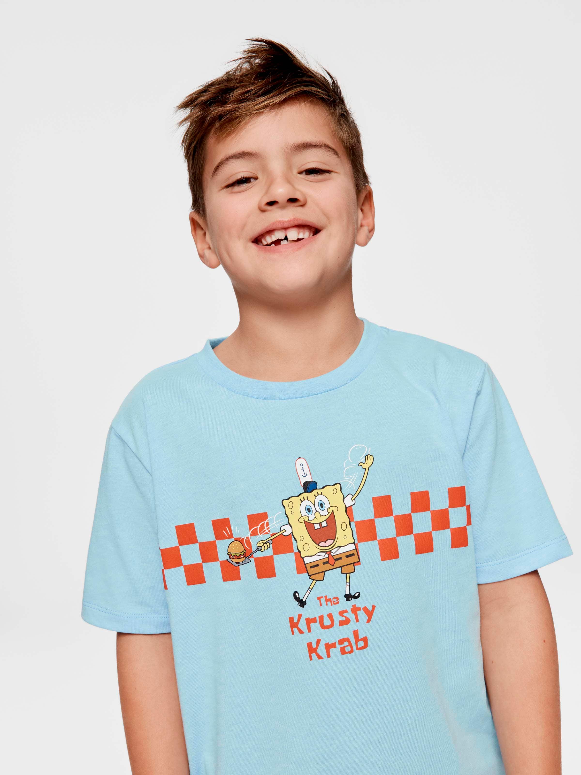 Boys Spongebob Krusty Krab Short Pj Set