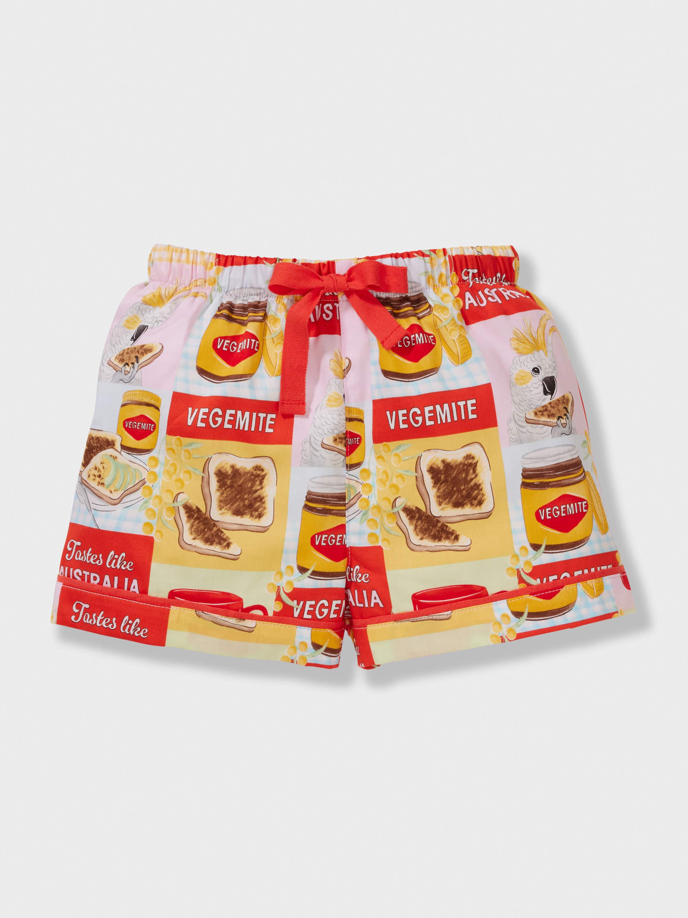 Jnr Girls Vegemite 100% Cotton Short Pj Set