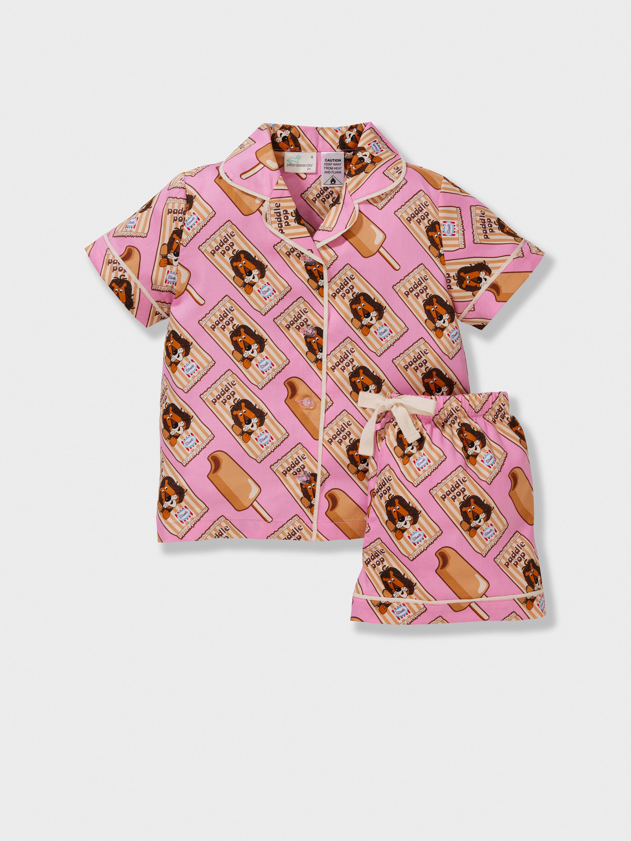 Jnr Girls Paddle Pop Short Classic Pj Set
