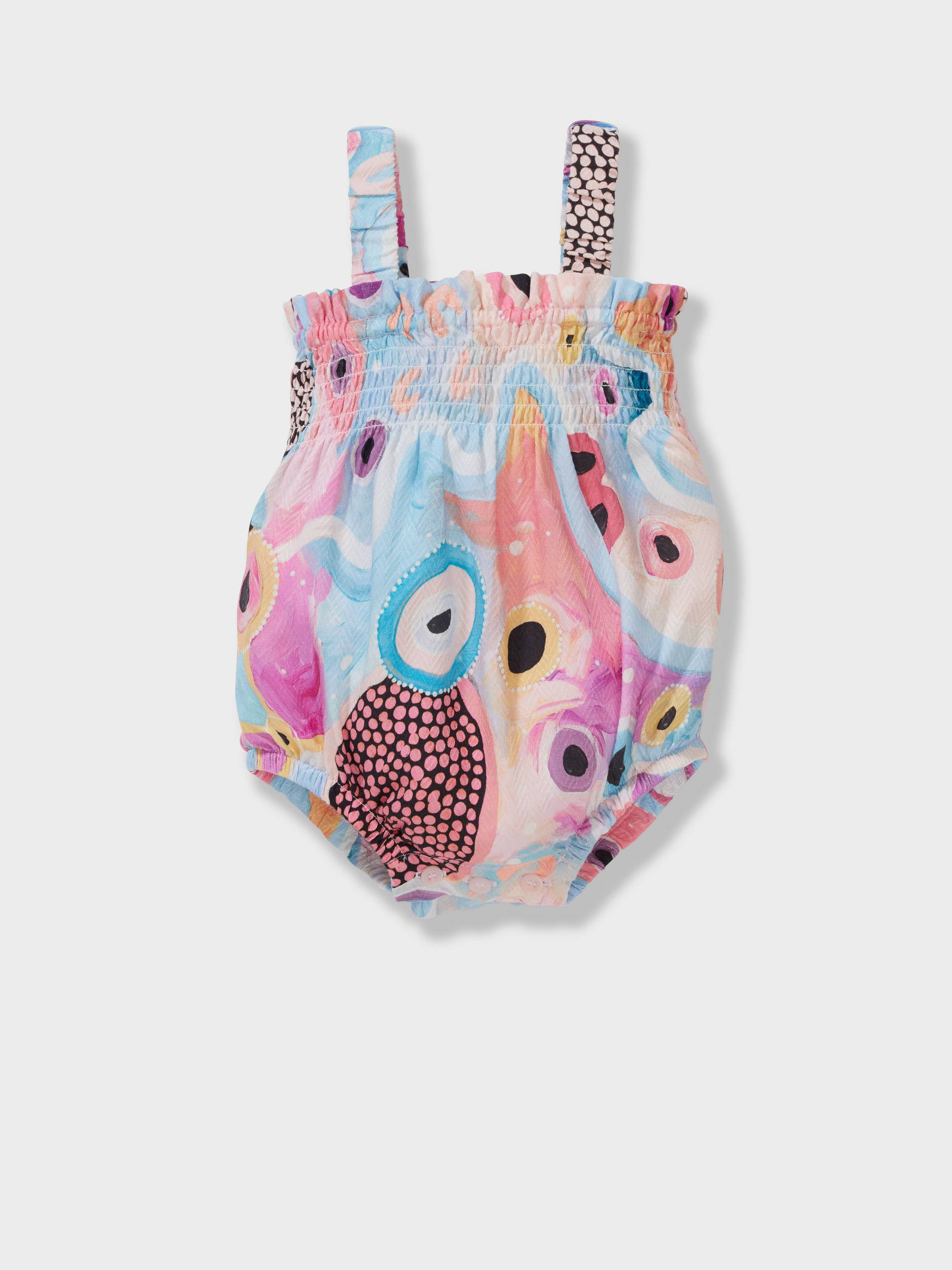 Baby Girl Mulganai Indigenous Romper