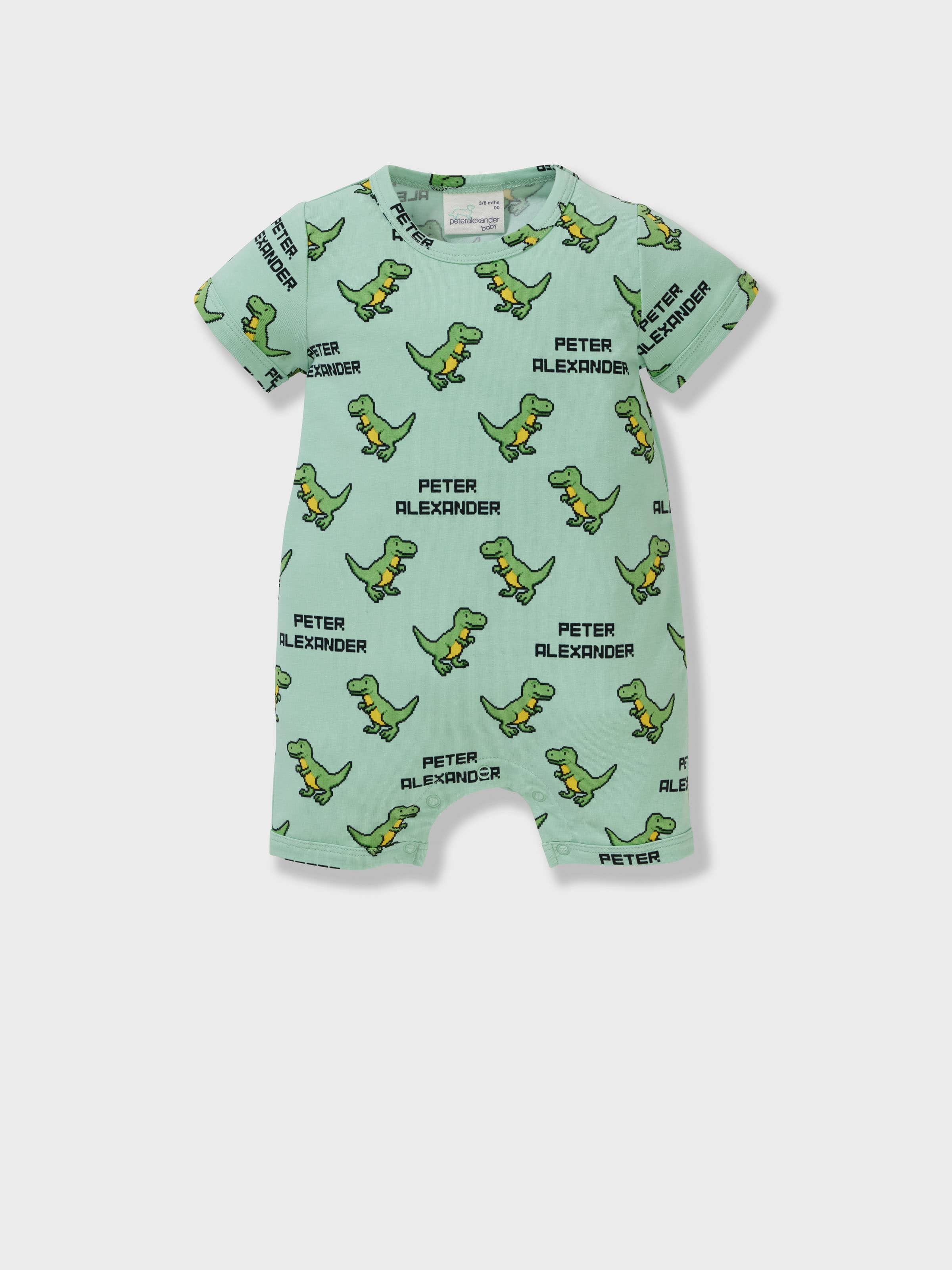 Baby Digital Dinos Romper