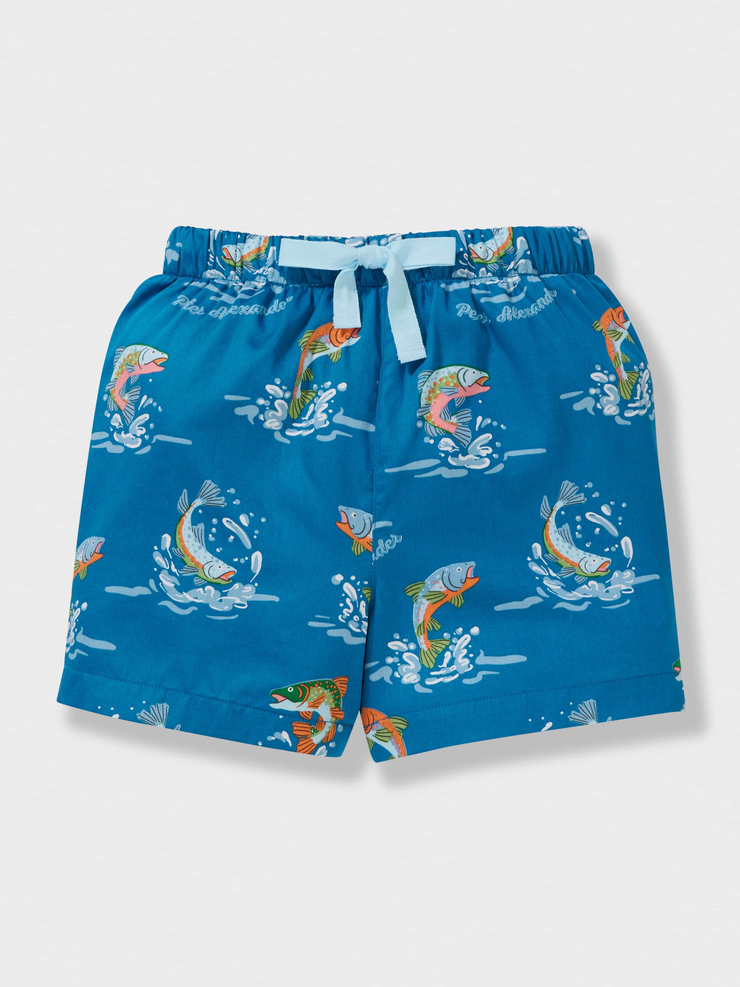 Jnr Boys Fishing 100% Cotton Short Pj Set