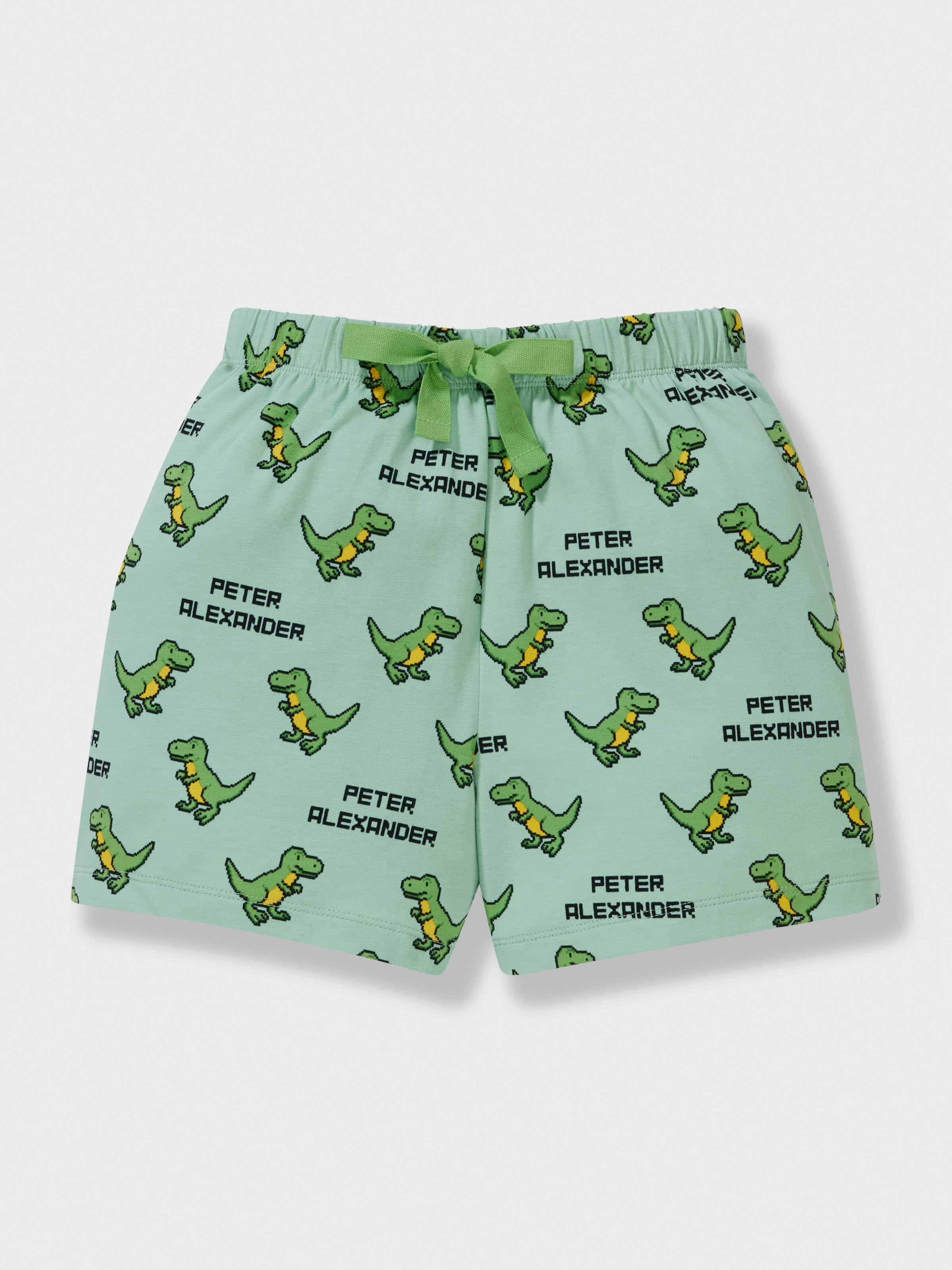 Jnr Boys Digital Dinos Short Pj Set