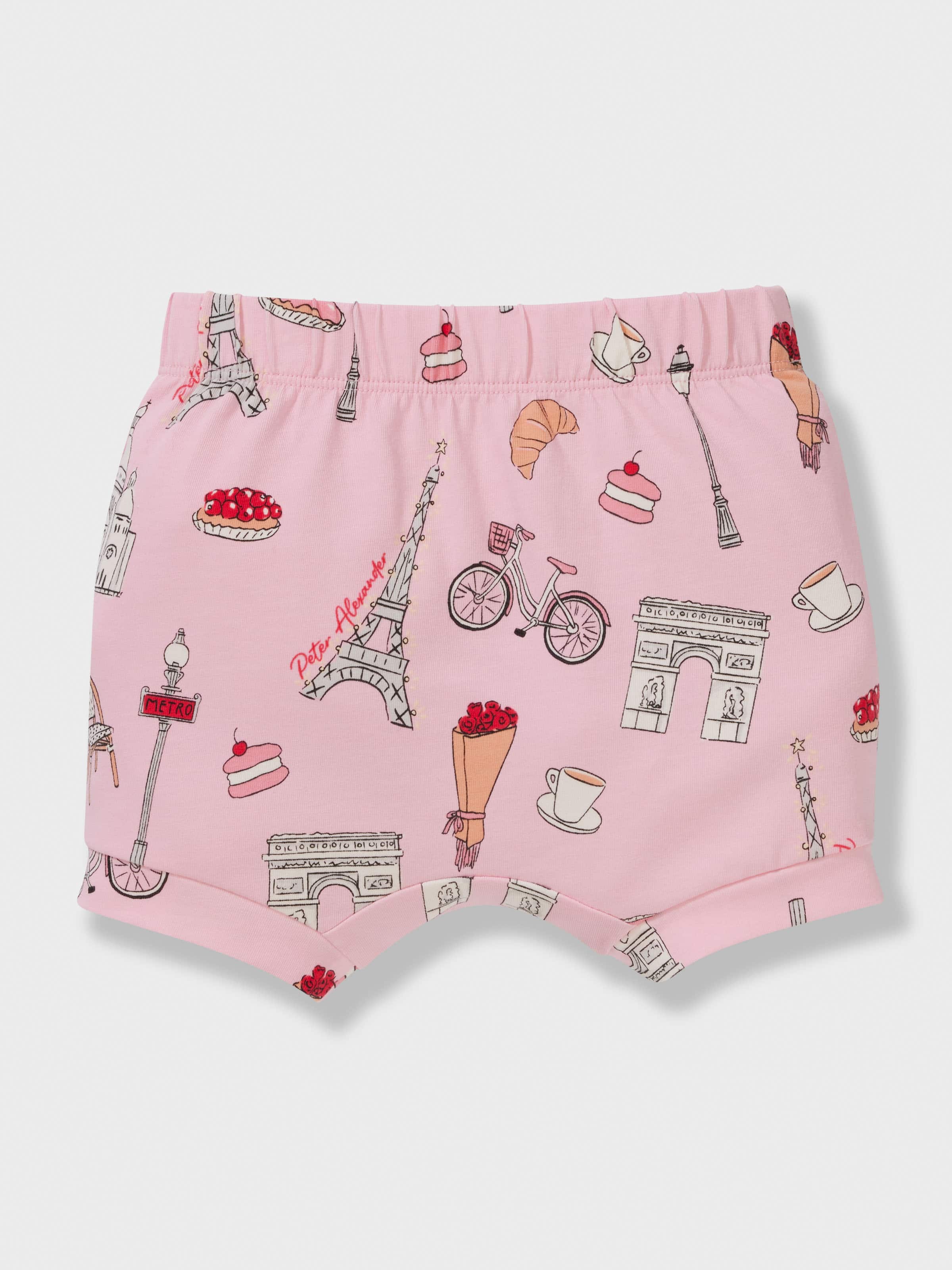 Baby Girl Paris Short Pj Set