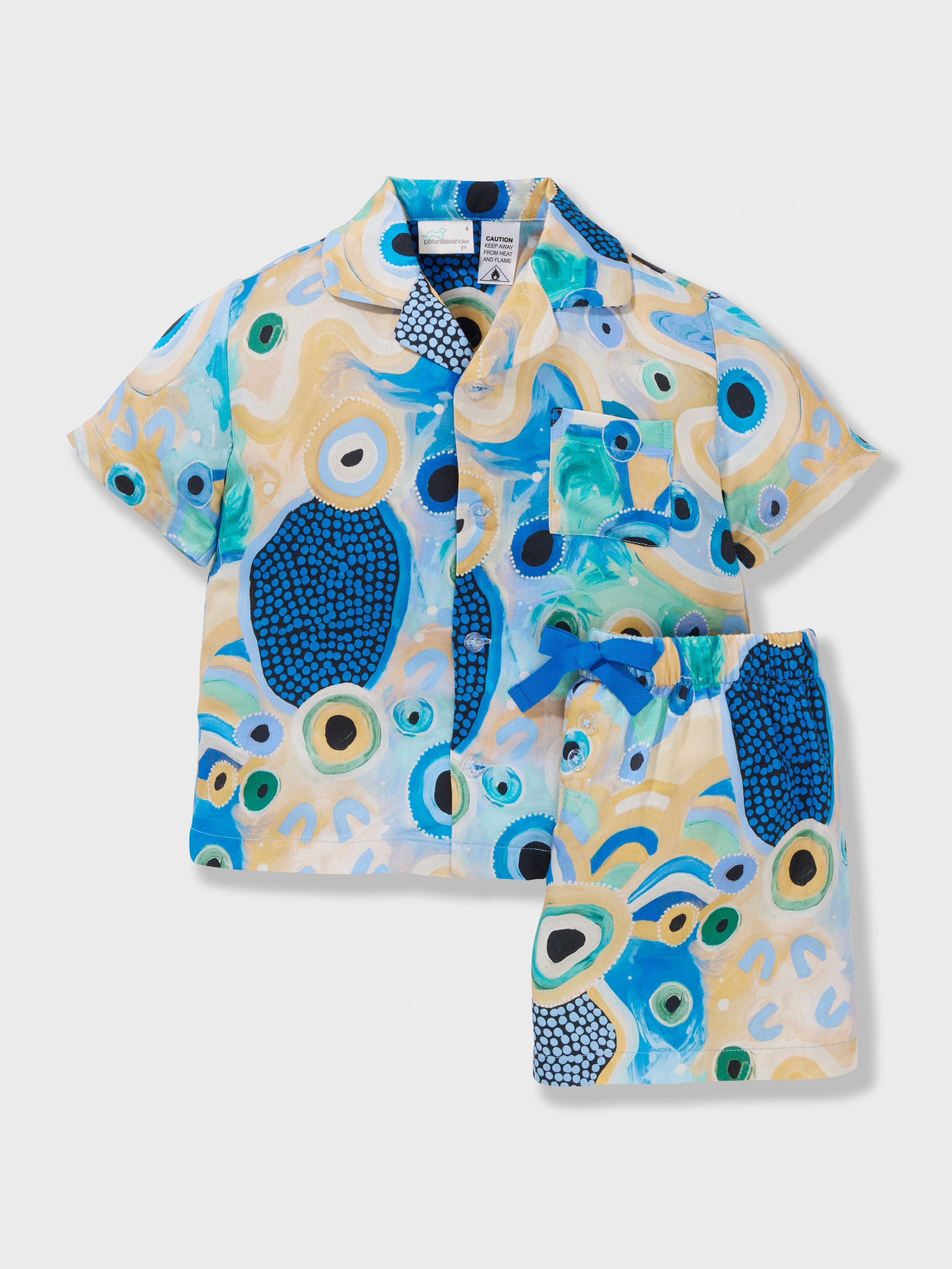 Jnr Boys Mulganai Indigenous Short Classic Pj Set