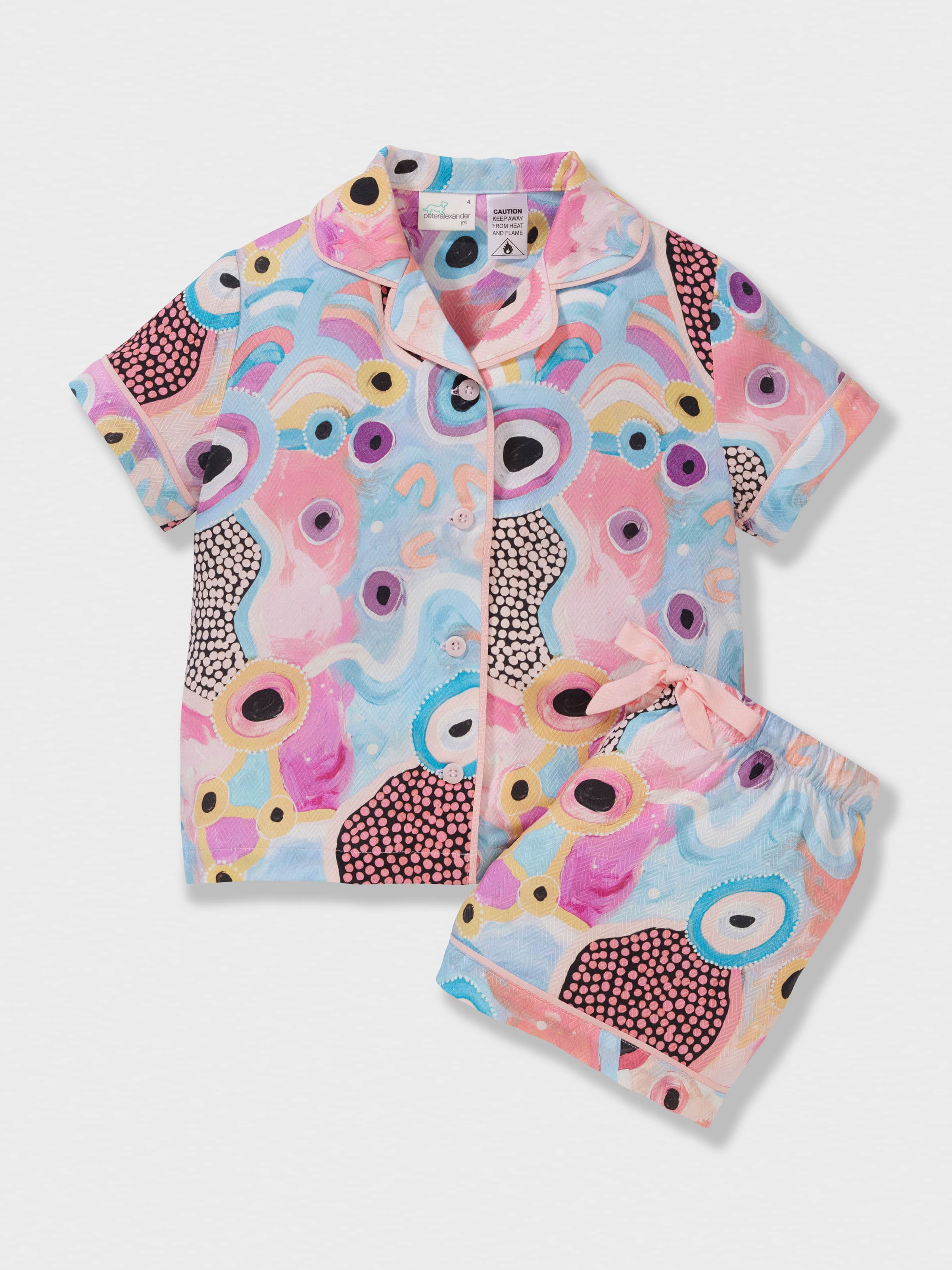 Girls Mulganai Indigenous Short Classic Pj Set