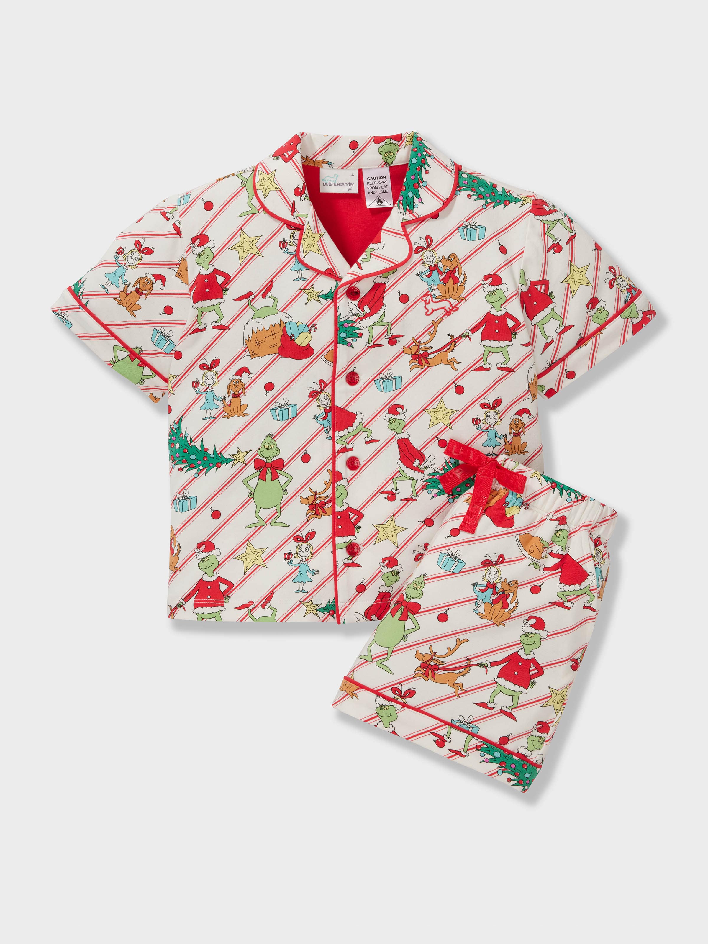 Kids The Grinch Boxed Shortie Pj Set