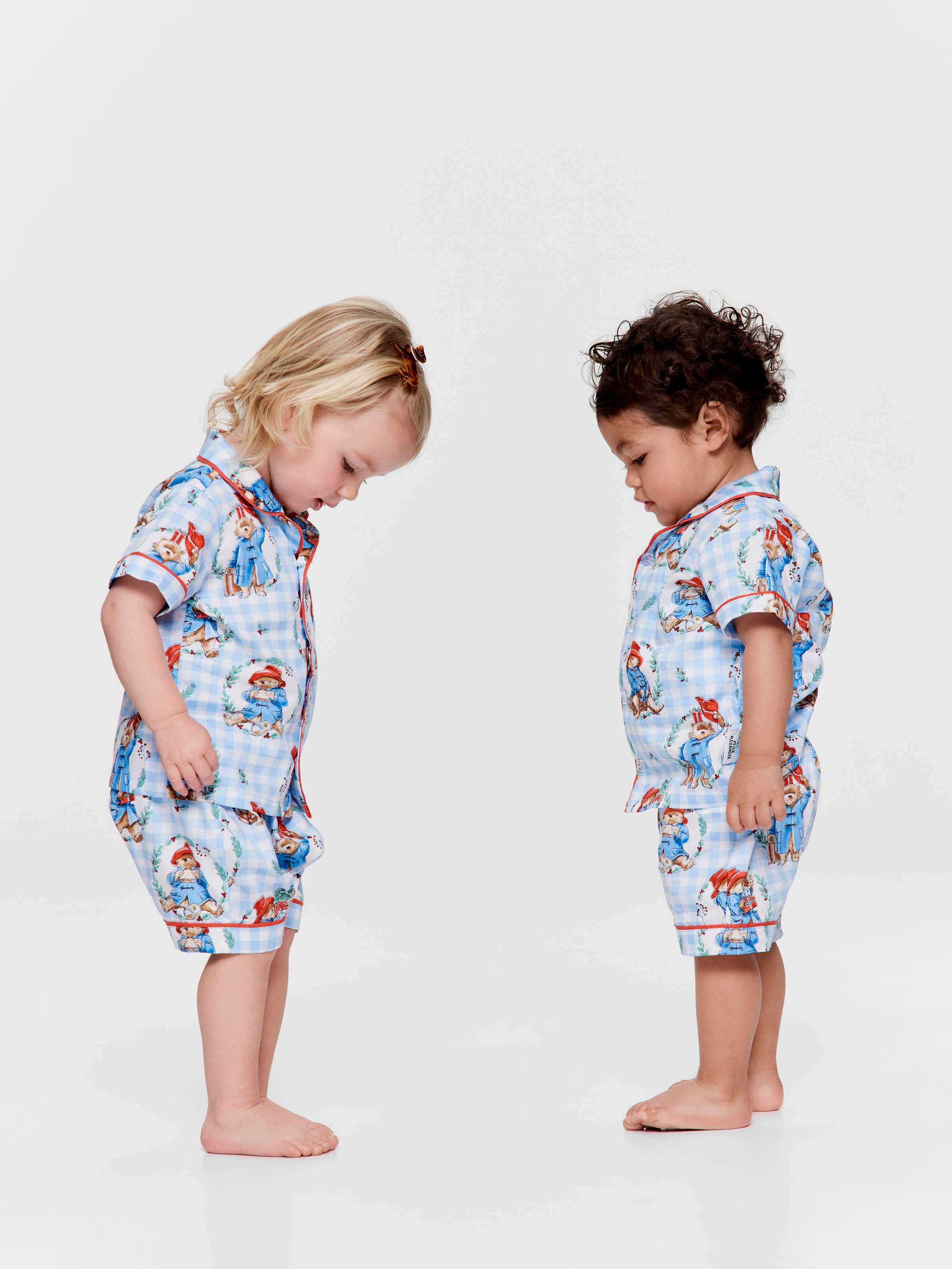 Baby Paddington Bear 100% Cotton Shortie Pj Set