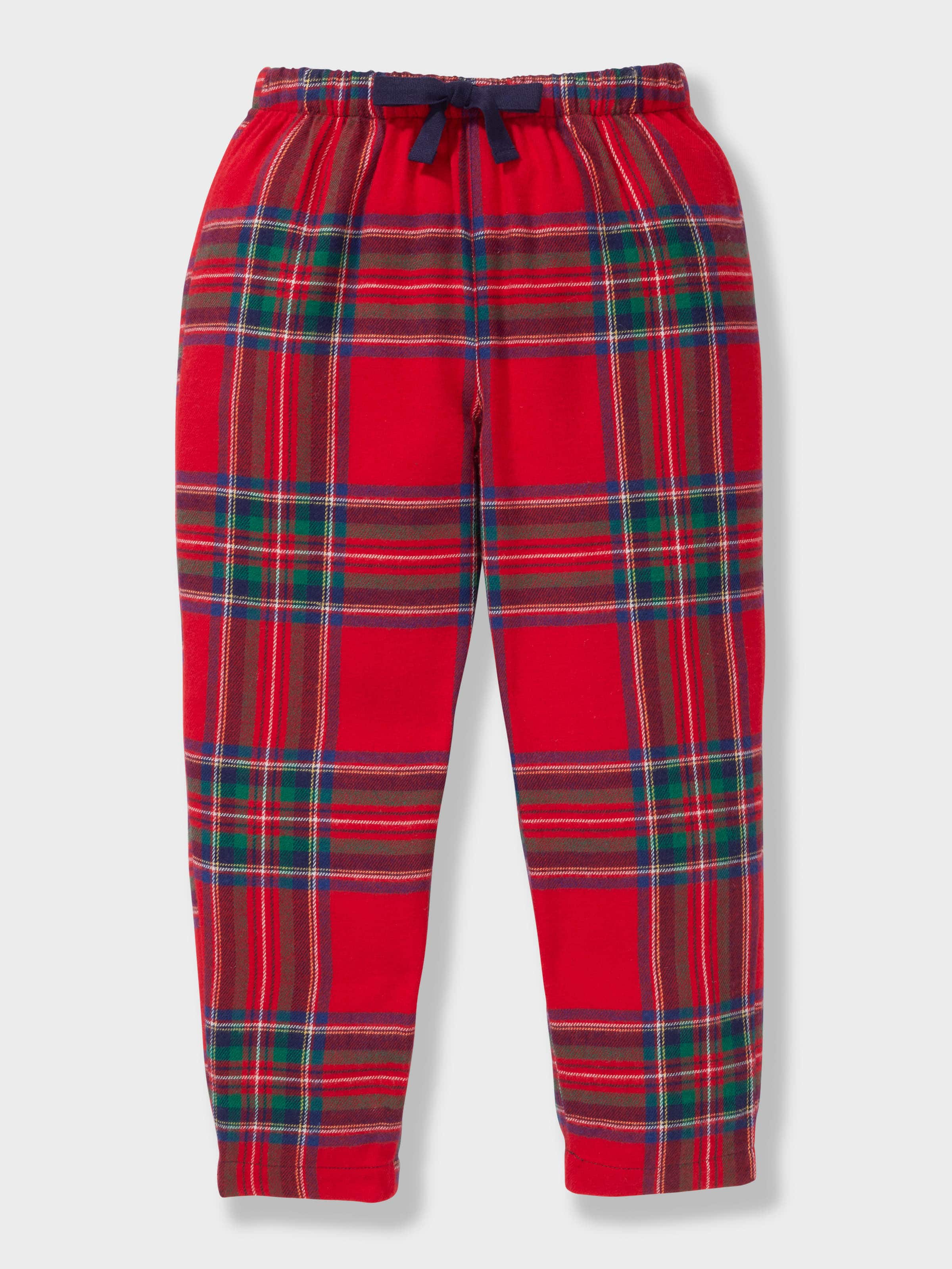 Kids Tartan Bamboo Flan Long Classic Pj Set