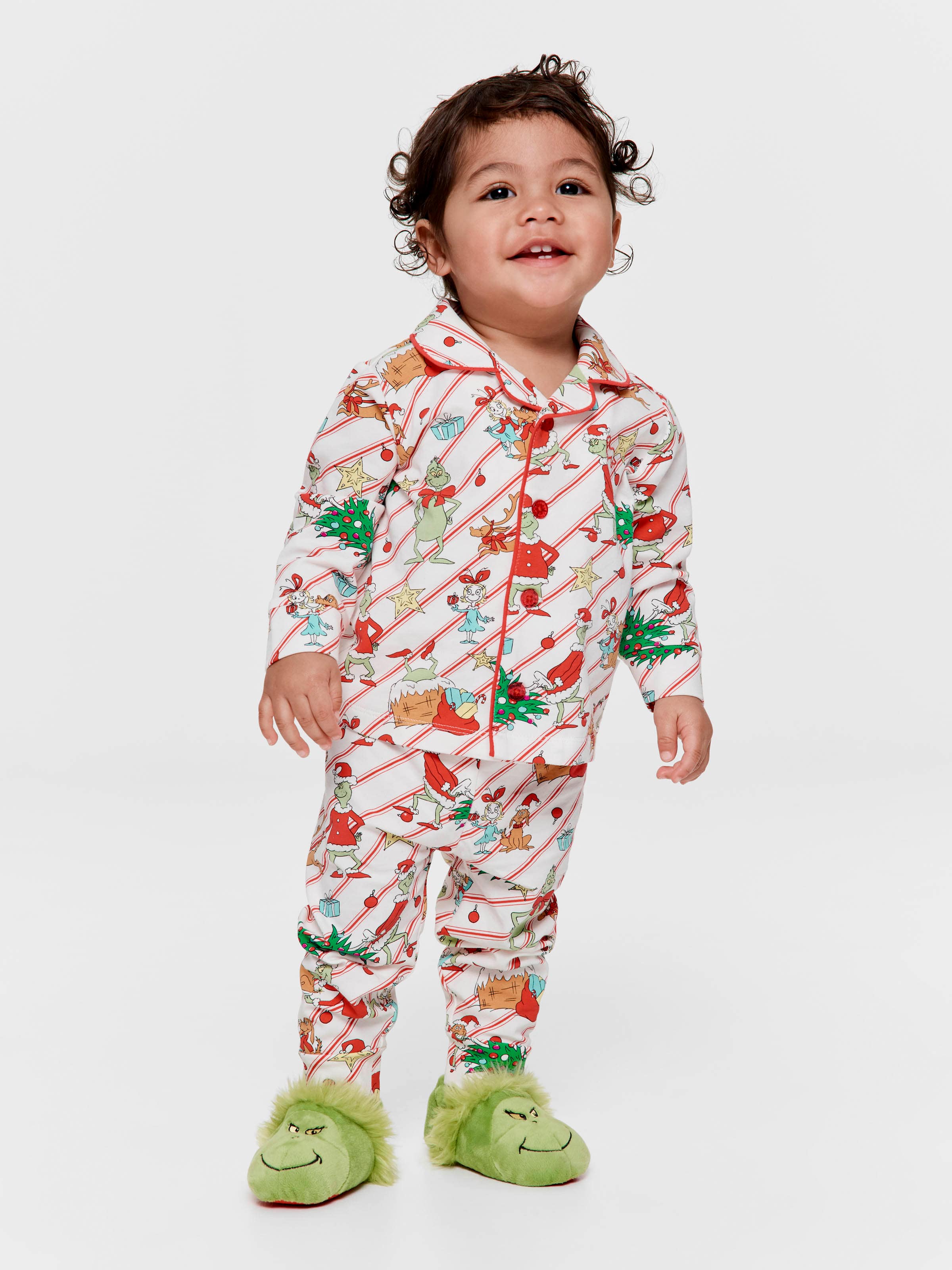 Baby The Grinch Boxed Long Classic Pj Set
