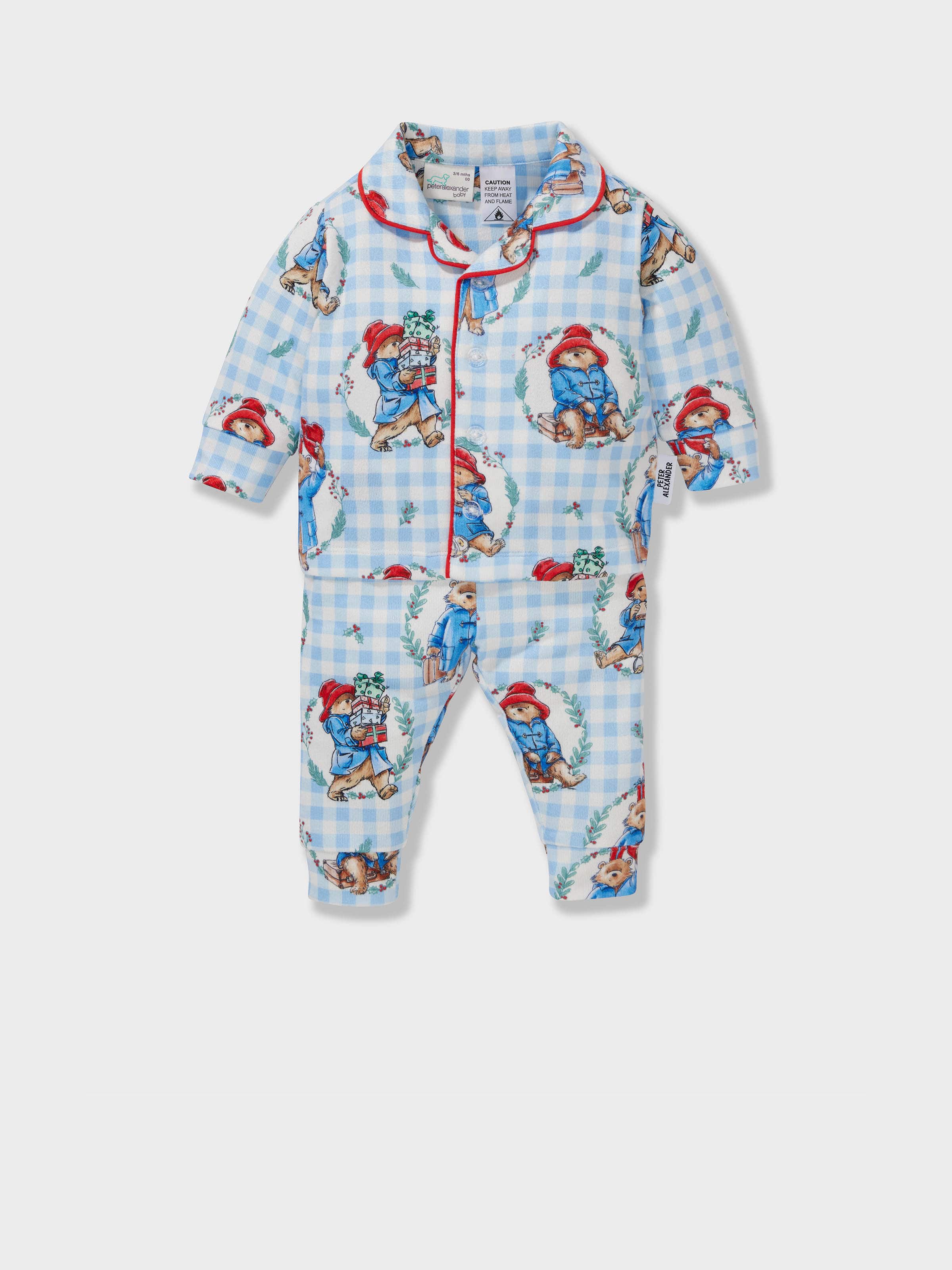 Baby Paddington Bear Plush Boxed Long Classic Pj Set