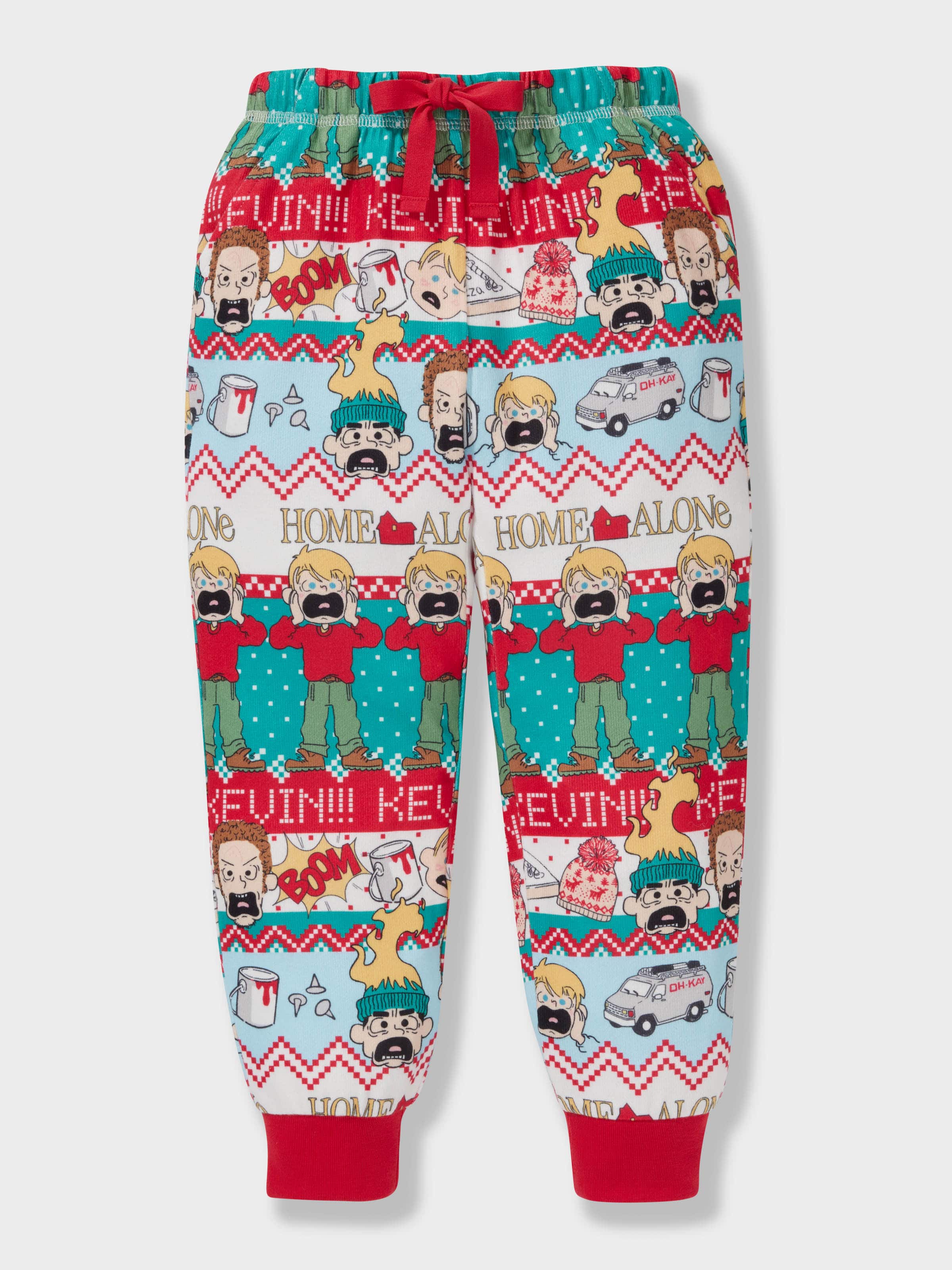 Jnr Kids Home Alone Plush Long Pj Set