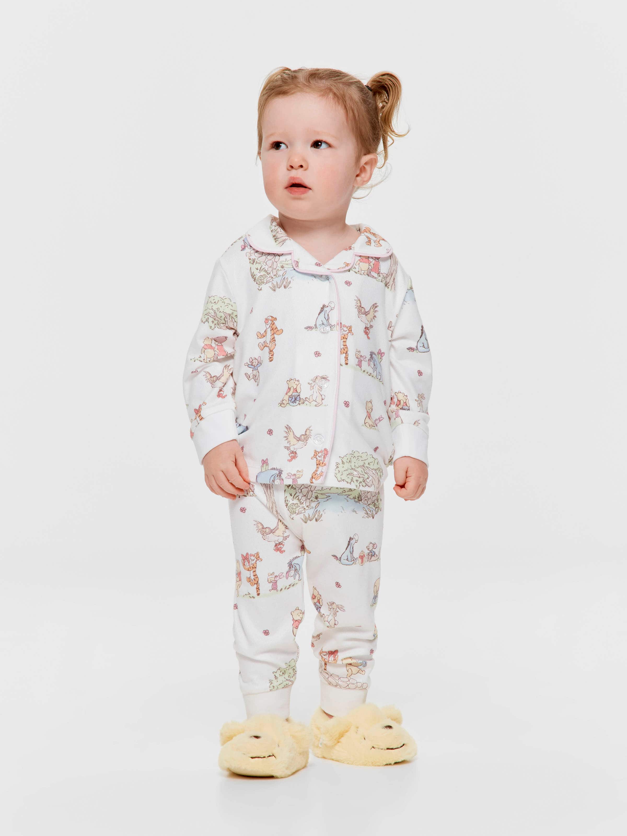 Baby Winnie The Pooh Plush Long Classic Pj Set
