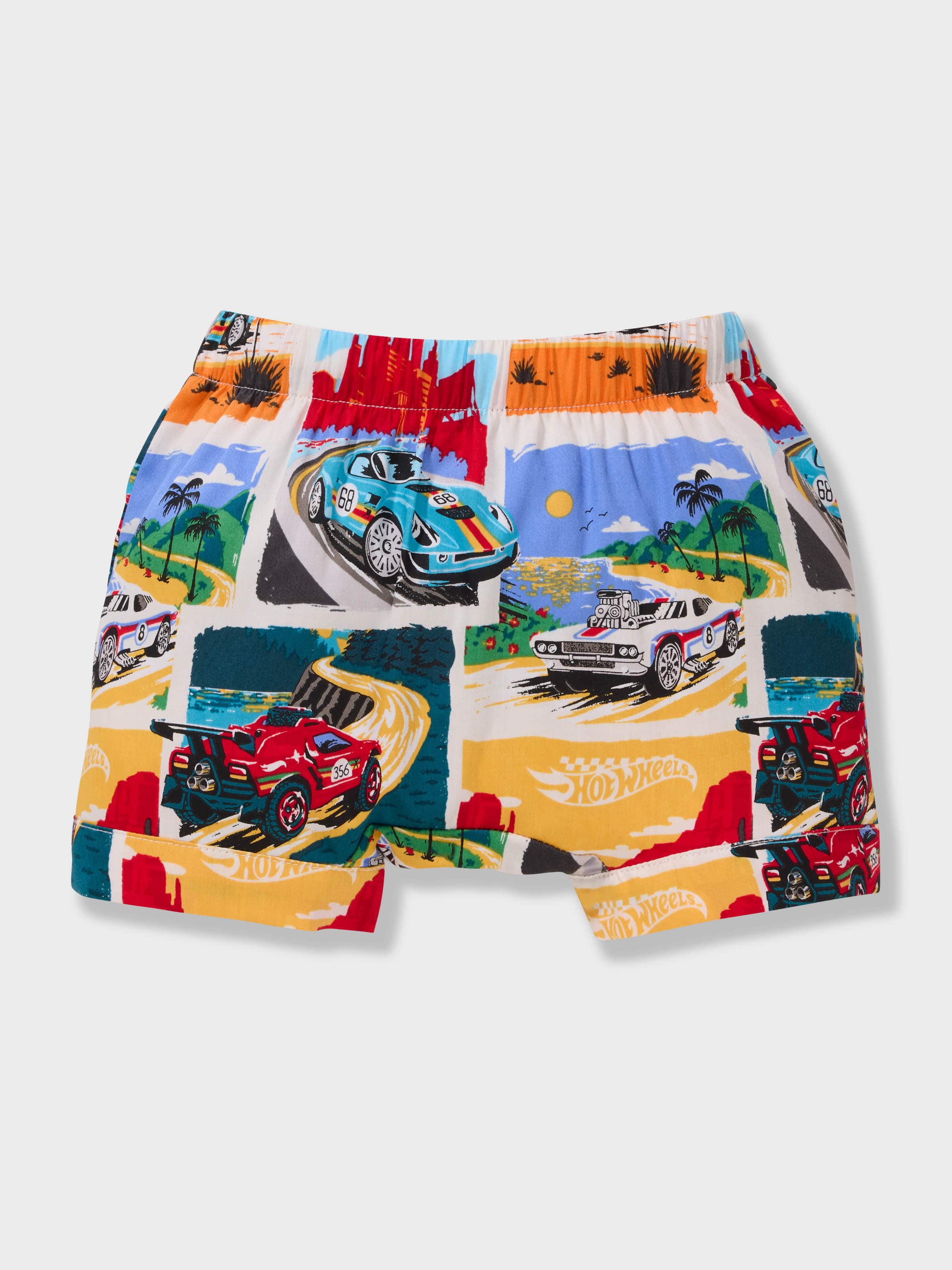 Baby Boy Hot Wheels 100% Cotton Shortie Pj Set