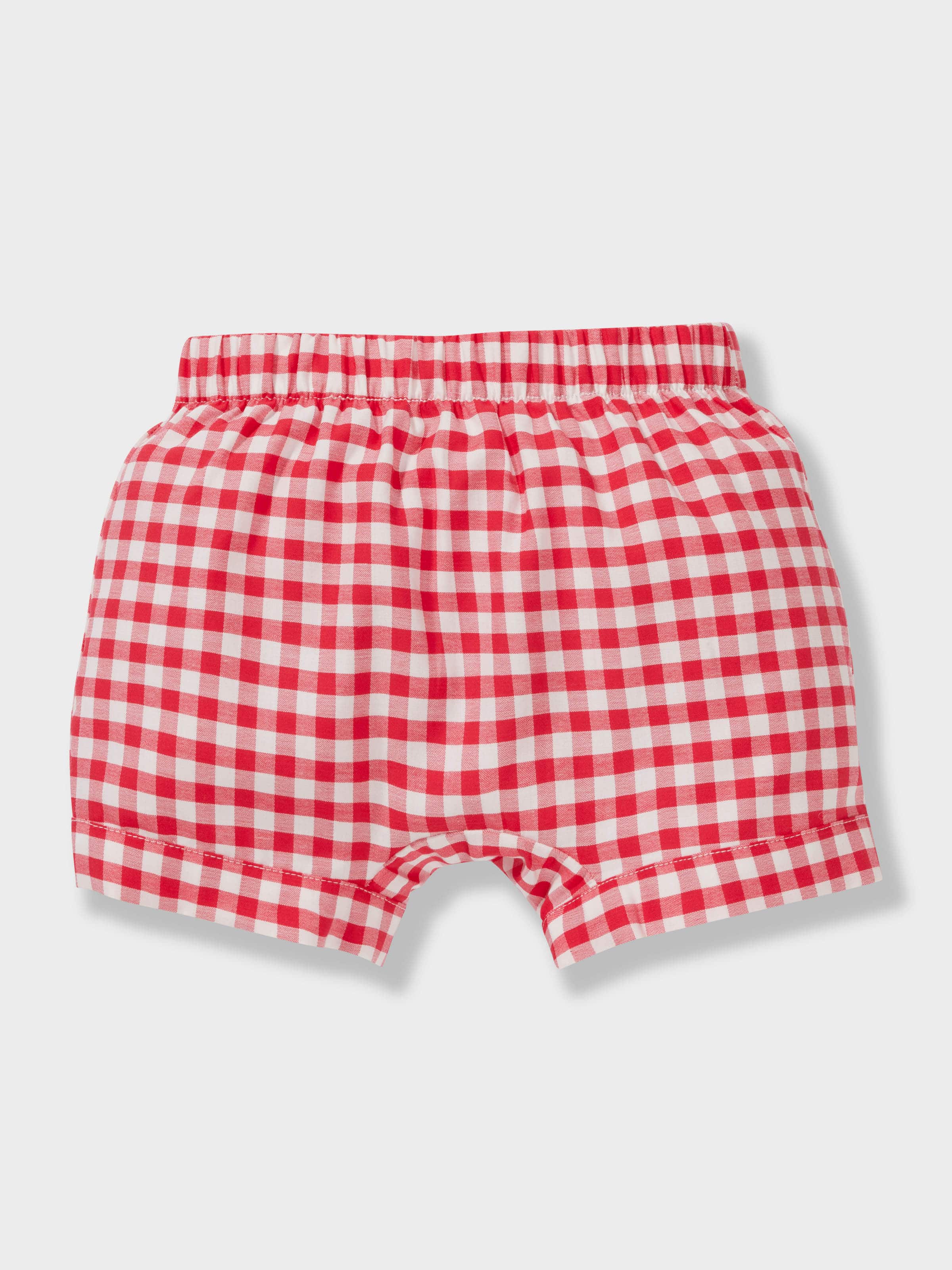 Baby Picnic Check 100% Cotton Short Pj Set