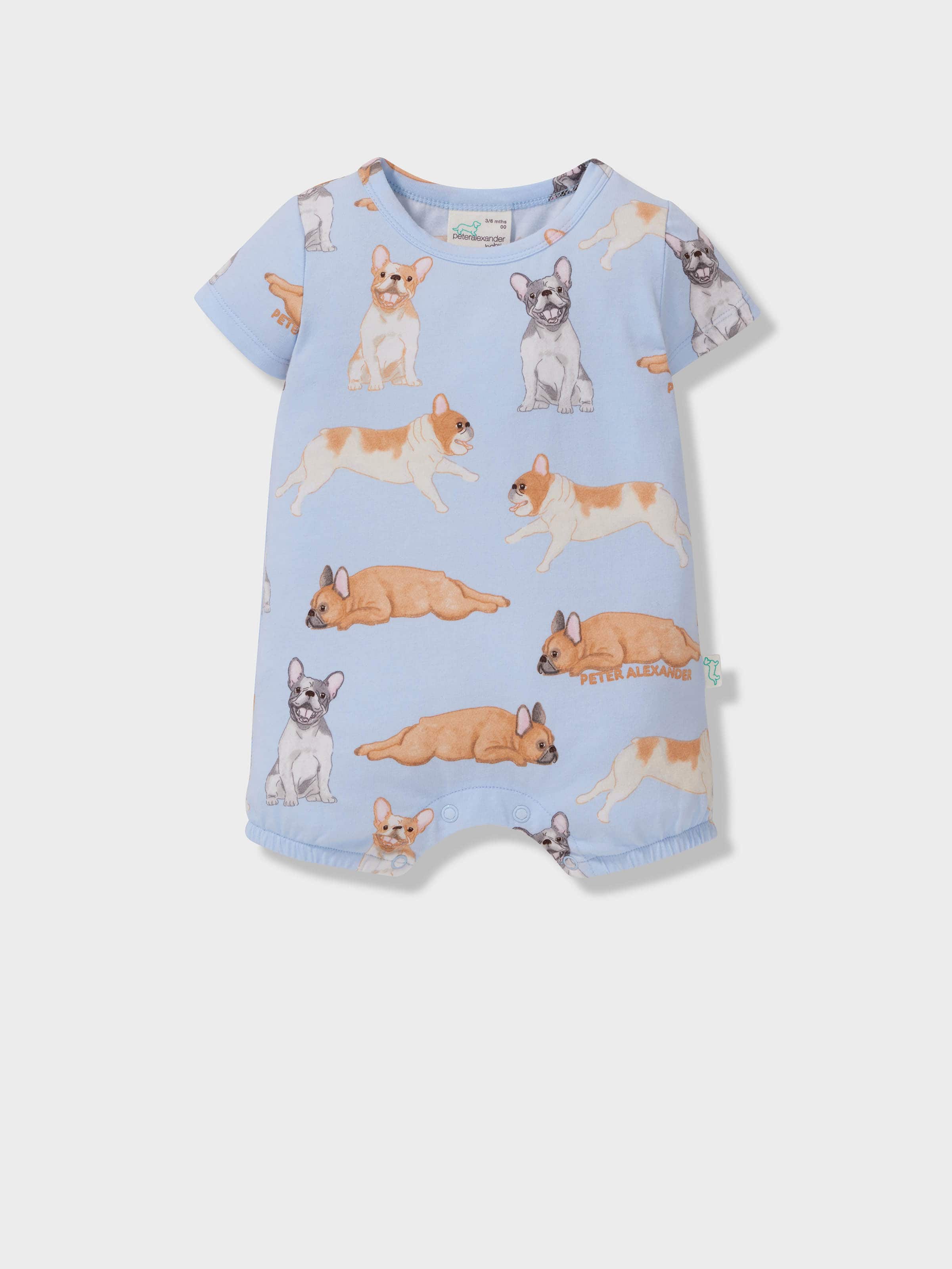 Baby French Bulldog Romper