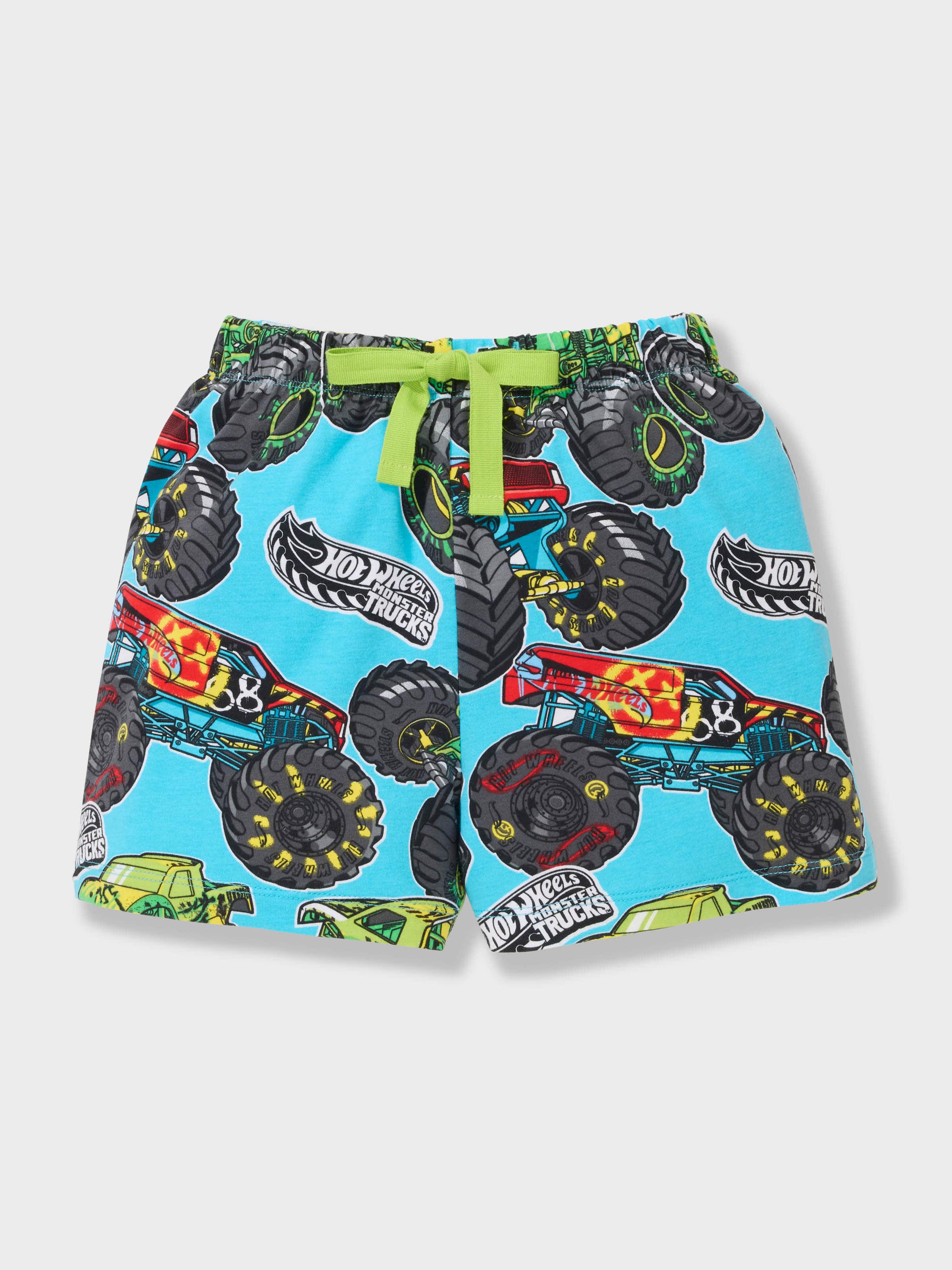 Jnr Boys Hot Wheels Short Pj Set