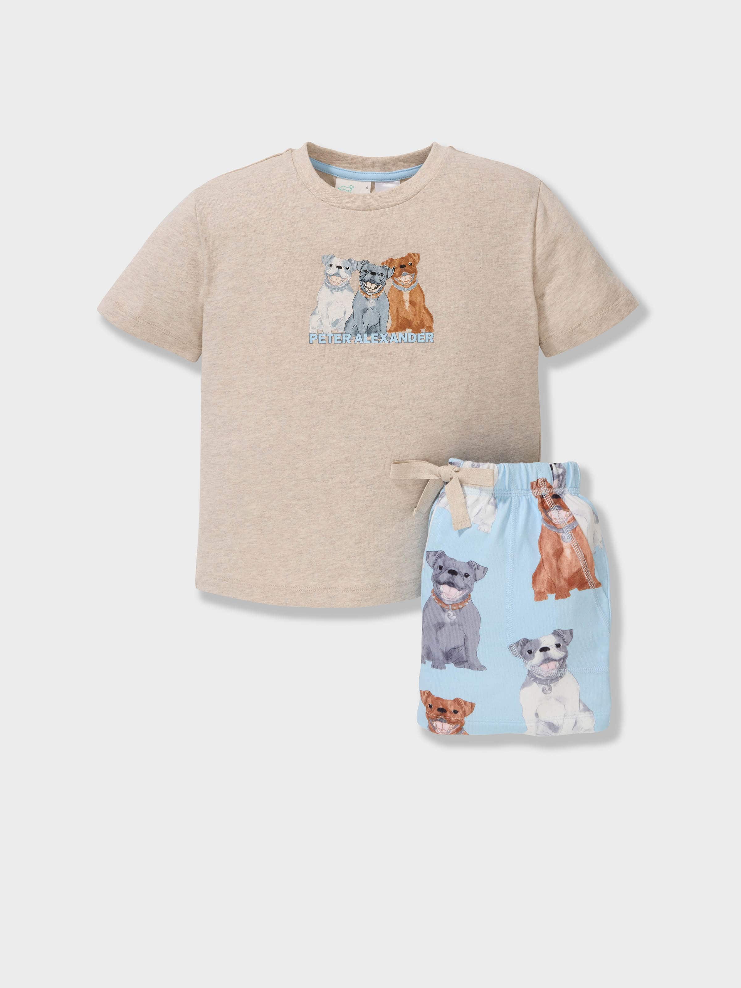 Jnr Boys Staffy Short Pj Set