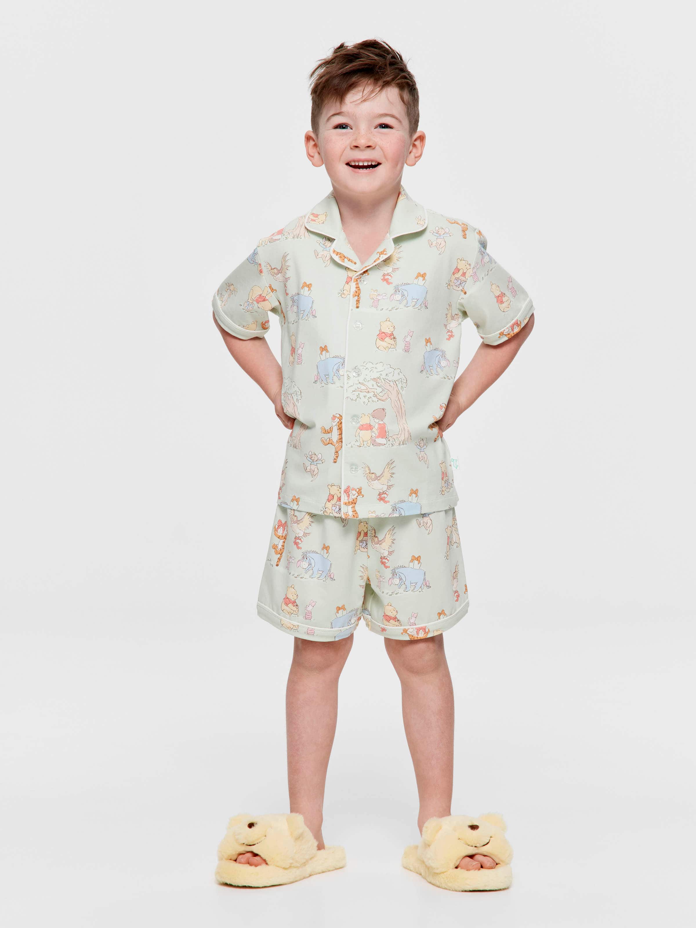Jnr Boys Winnie The Pooh Shortie Pj Set