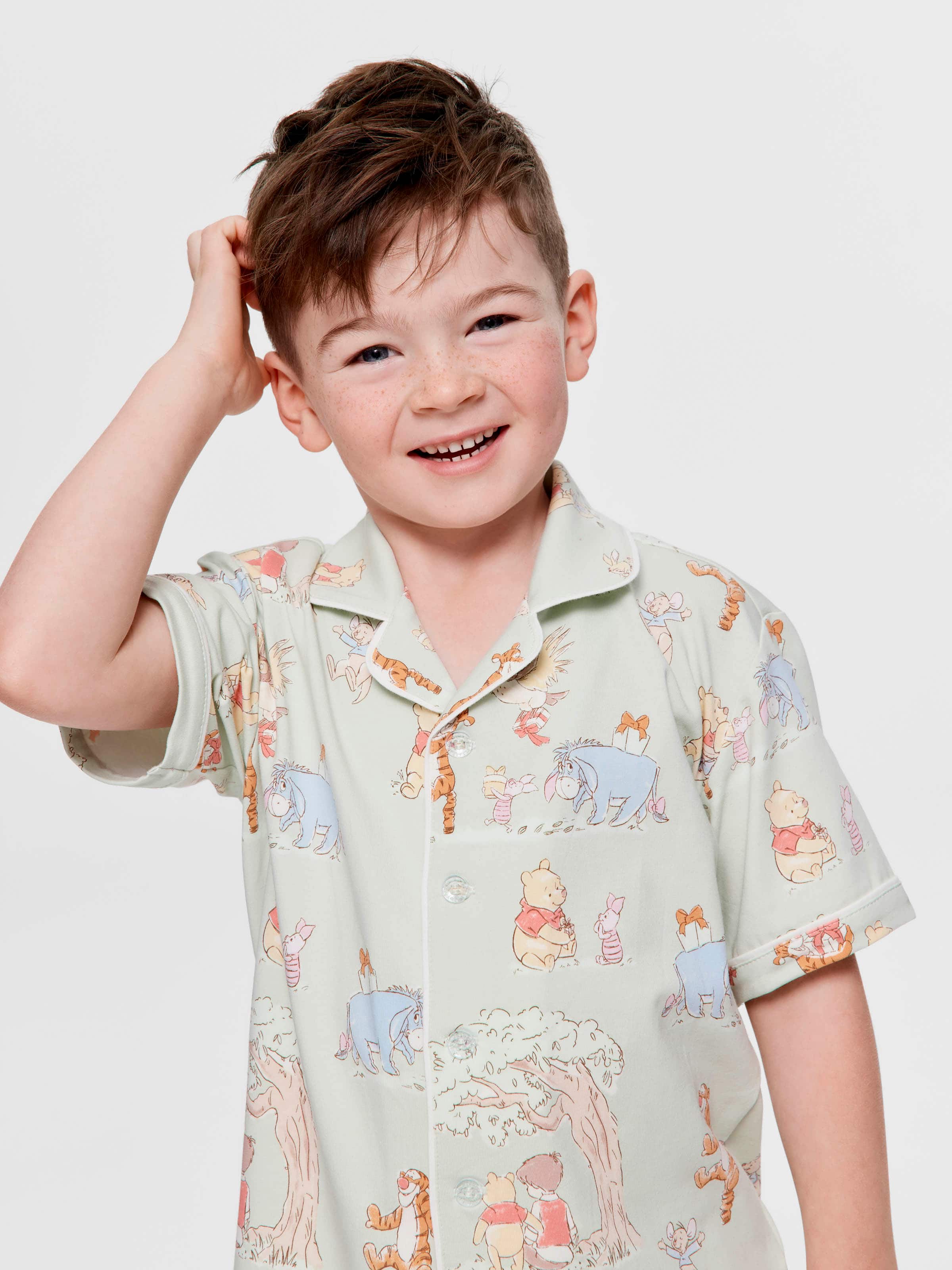 Jnr Boys Winnie The Pooh Shortie Pj Set