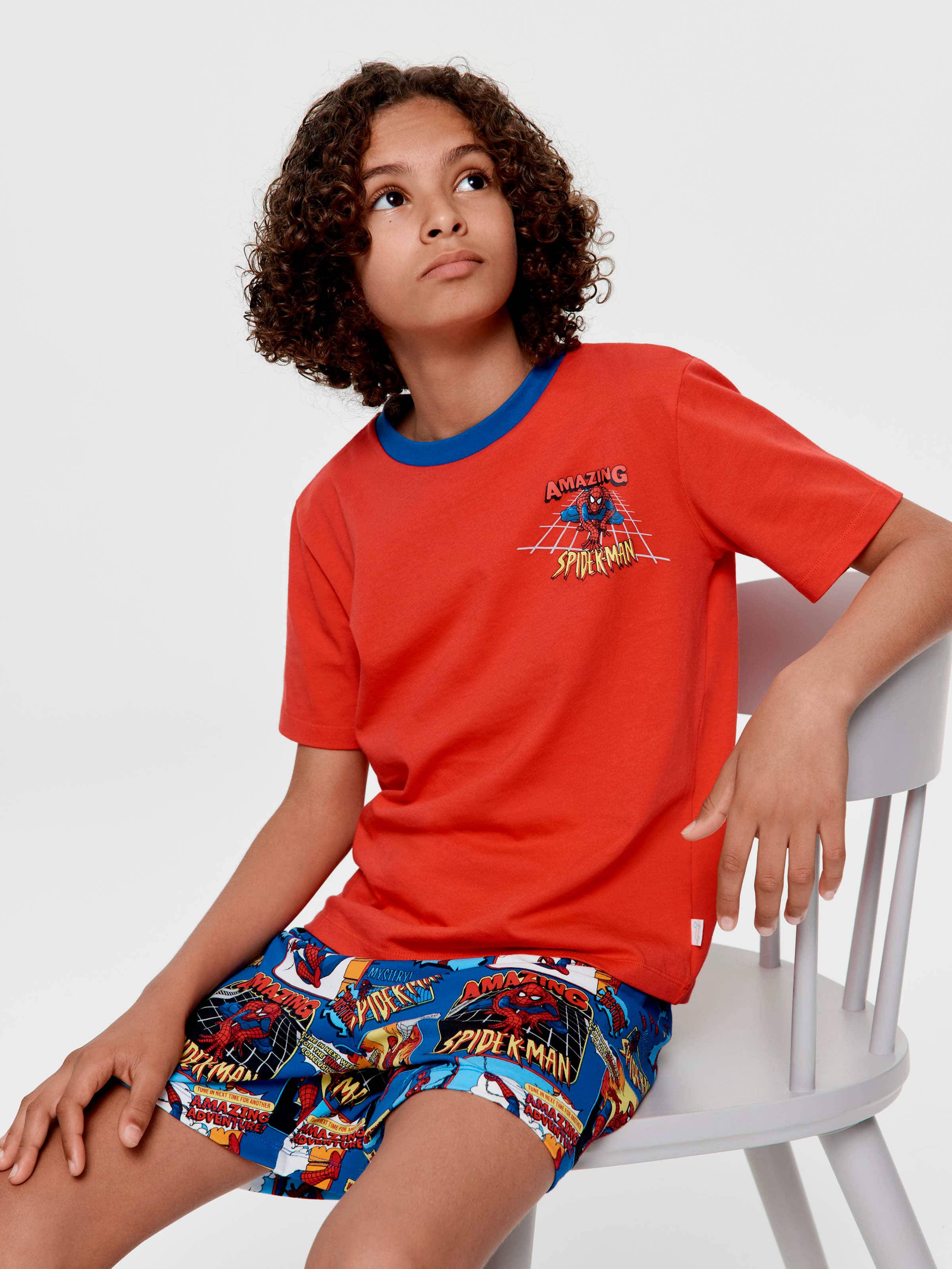 Boys Spider-Man Short Pj Set