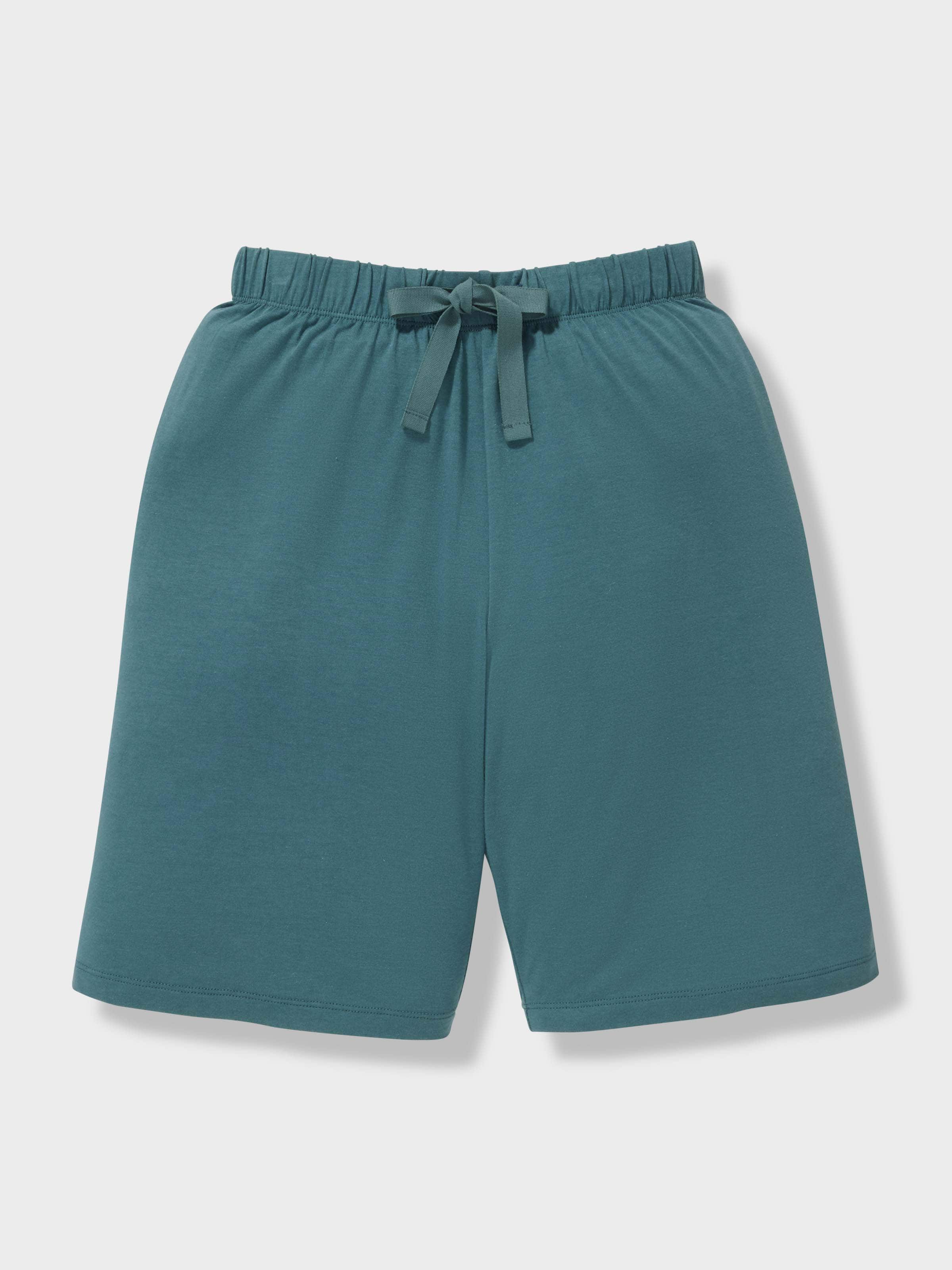 Boys Navy Bamboo Short Pj Set