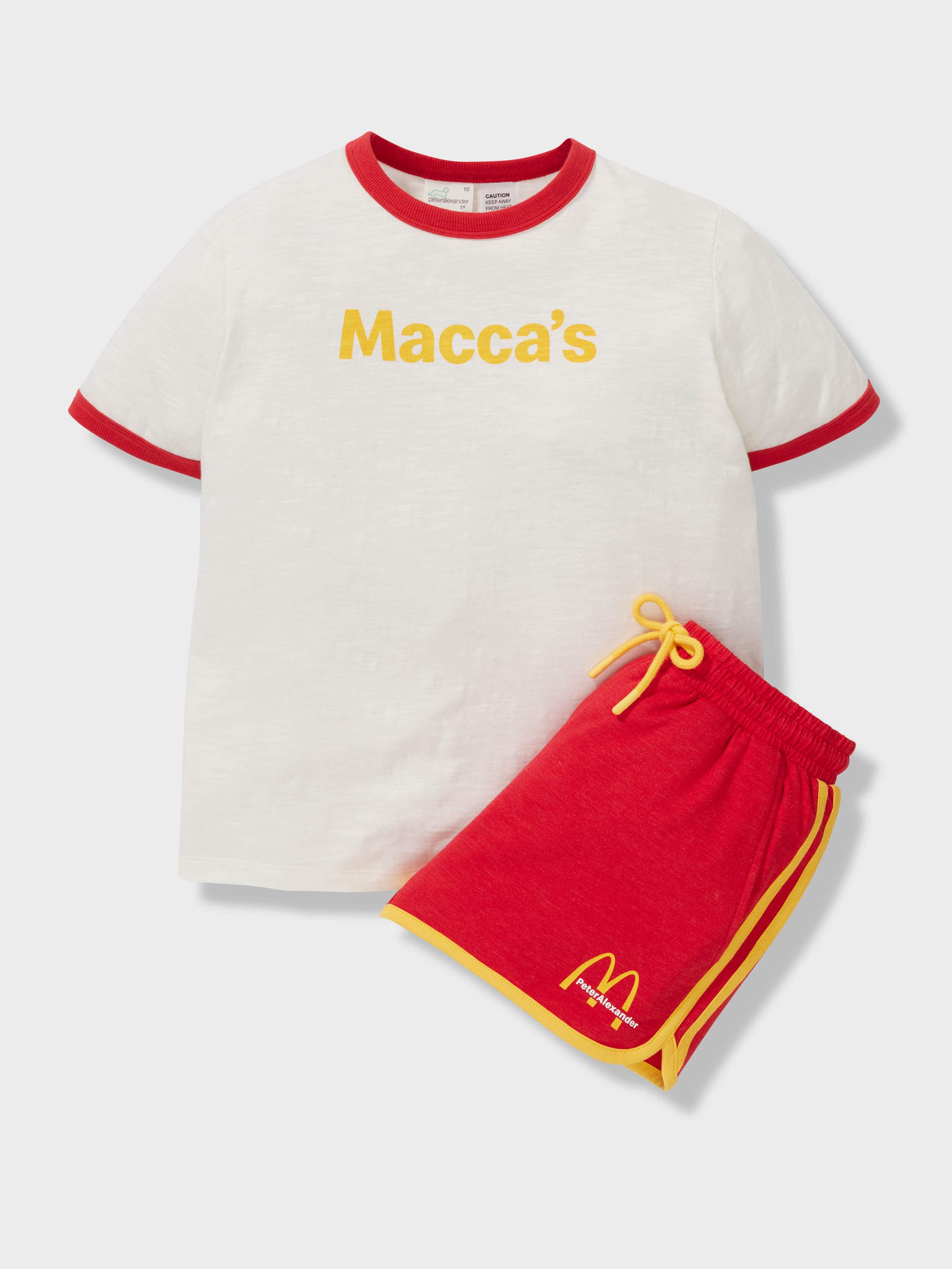Kids Maccas Short Pj Set