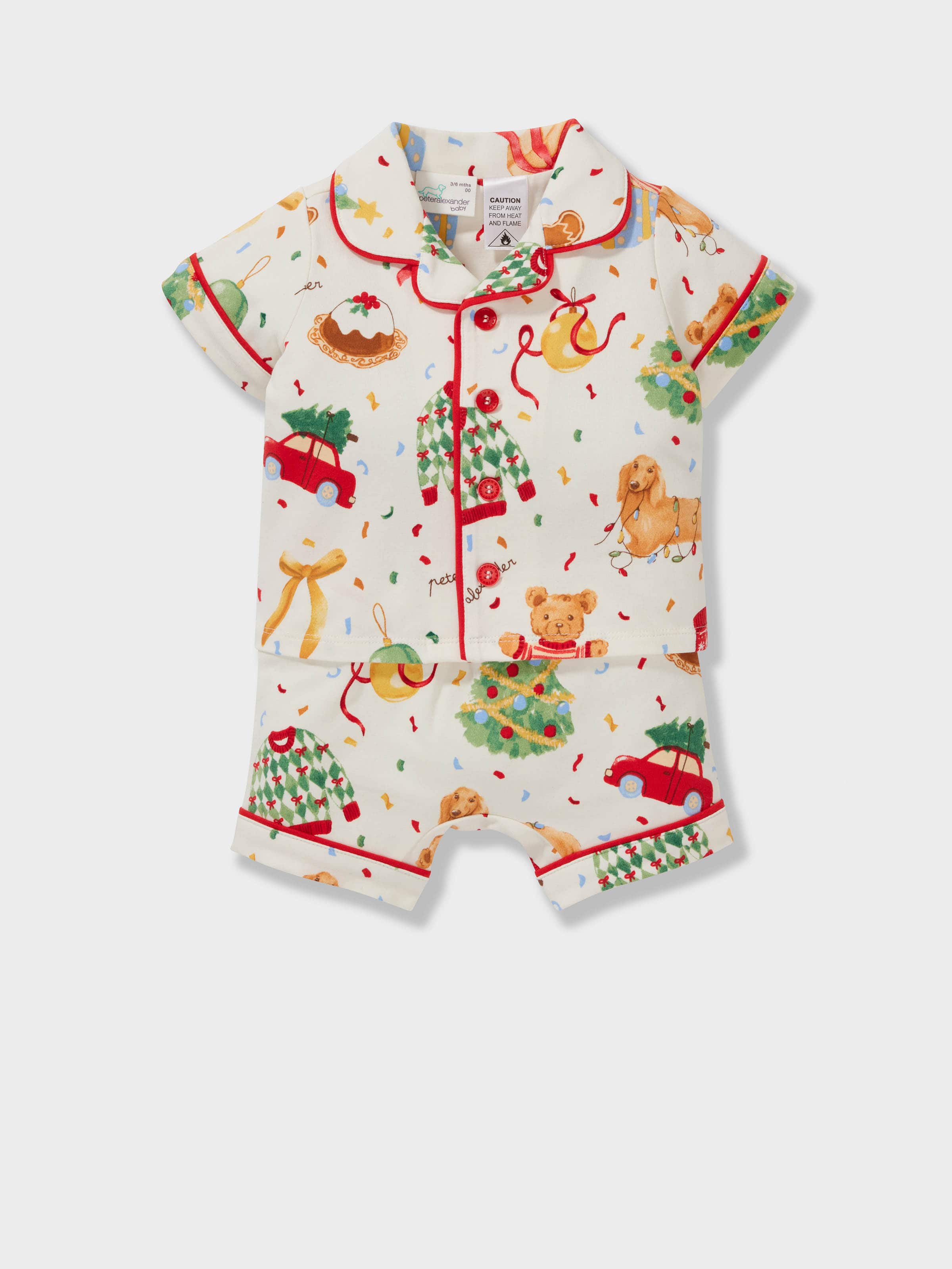 Baby Christmas Icons Boxed Shortie Pj Set