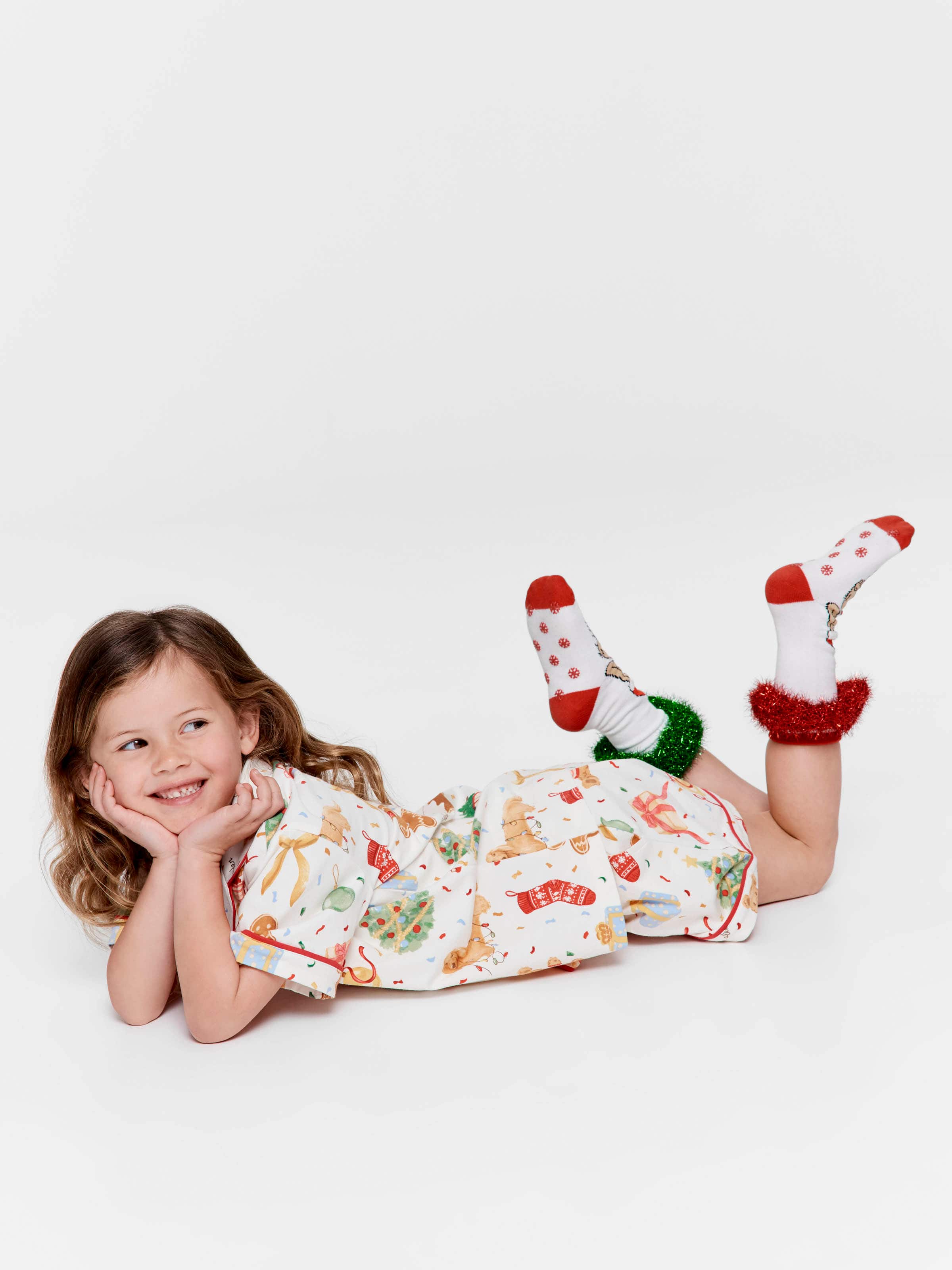 Jnr Kids Christmas Icons Shortie Pj Set