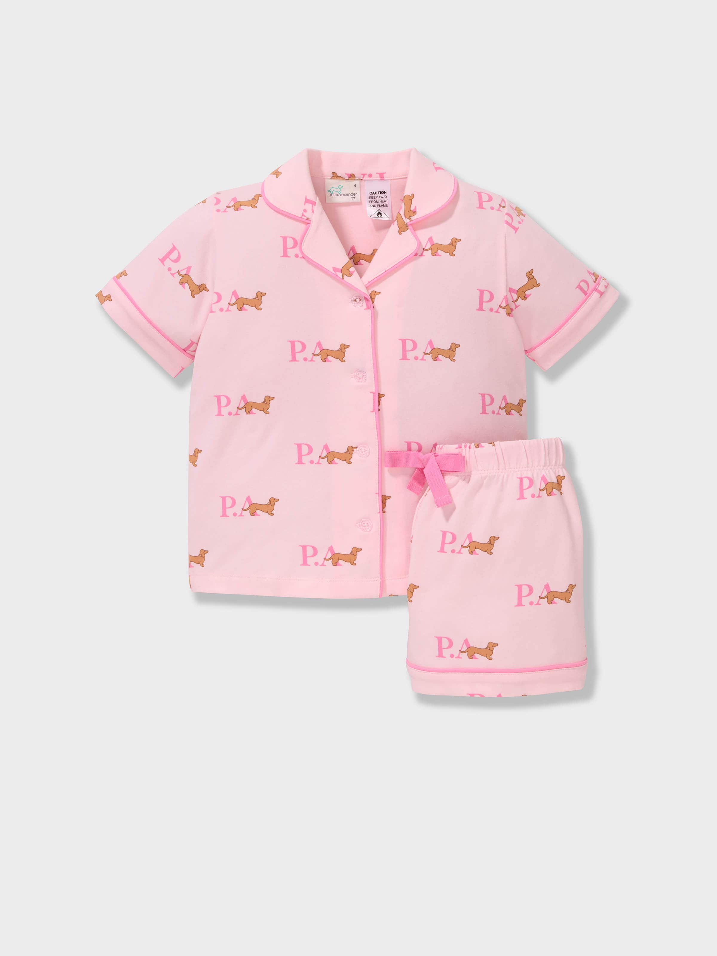 Jnr Girls Penny Logo Classic Shortie Pj Set