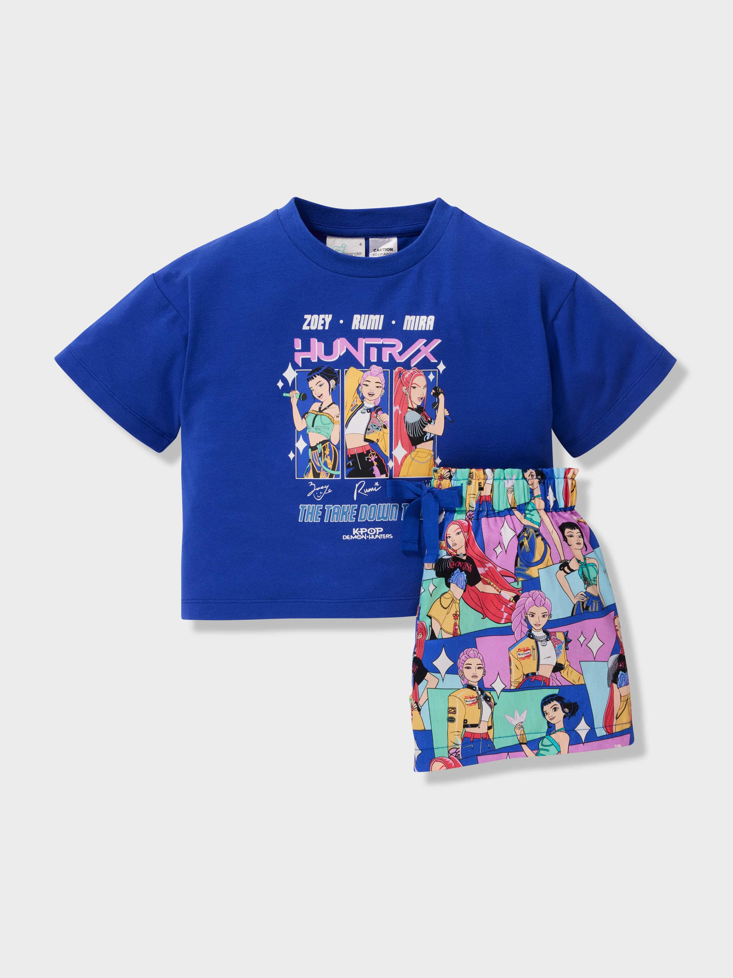 Jnr Girls Huntrix Short Pj Set