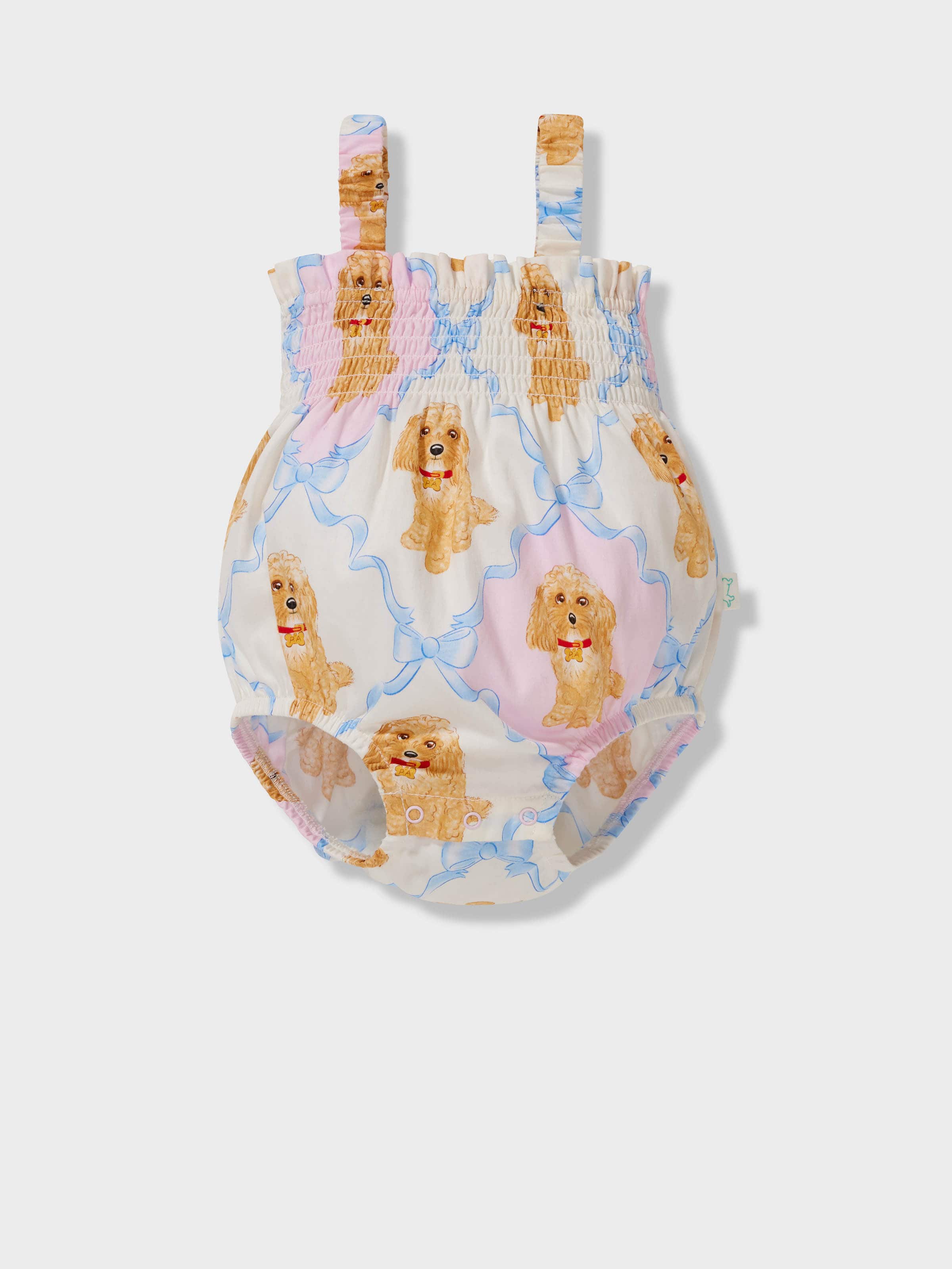 Baby Girls 100% Cotton Groodle Romper